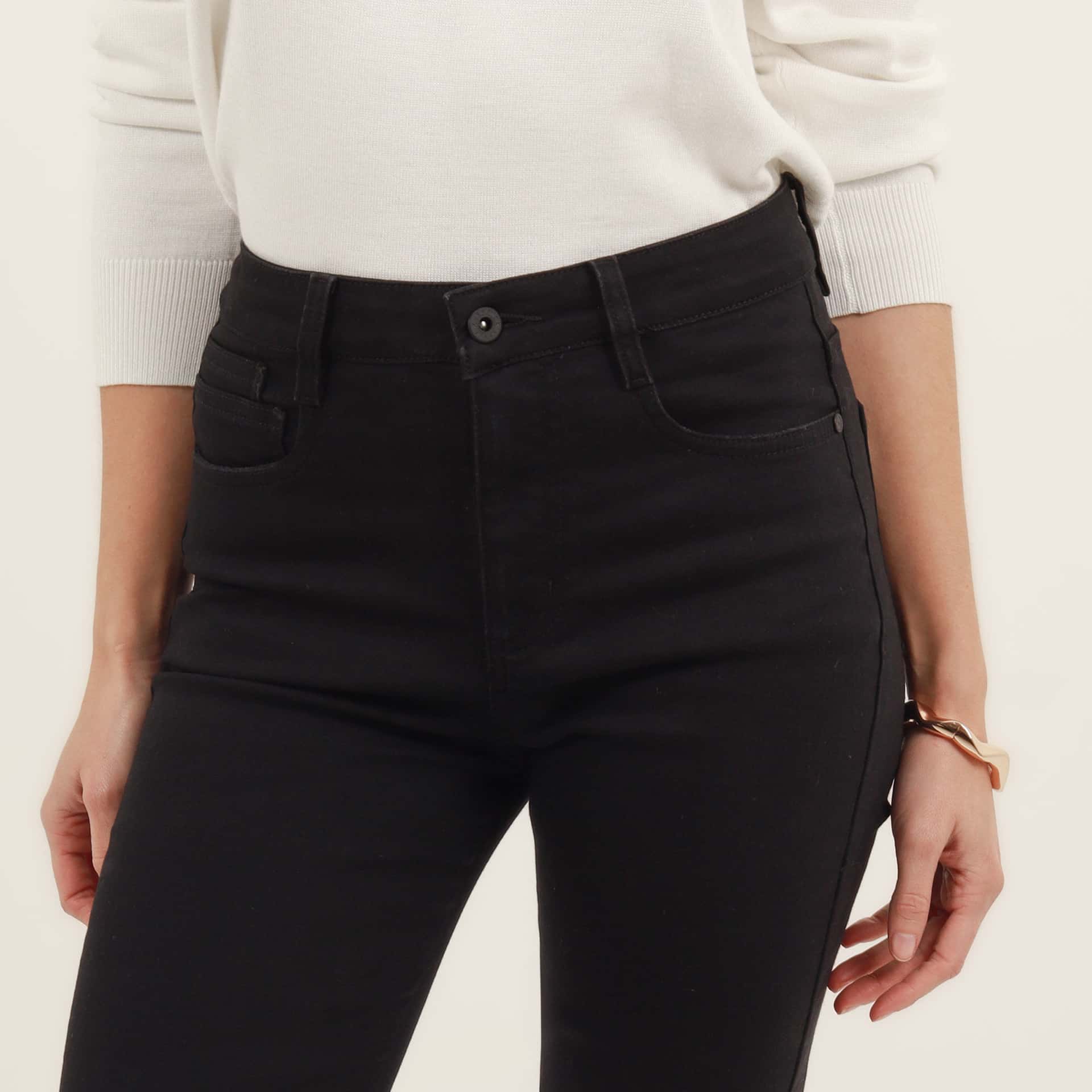 Jean muse bota skinny tiro alto - miniatura 4