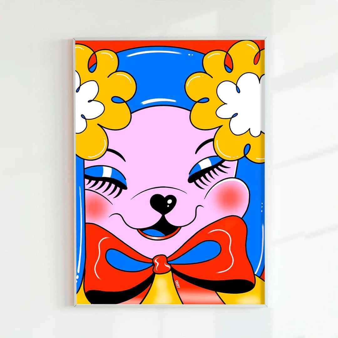 Print Oki (Seriado y firmado por artista)
