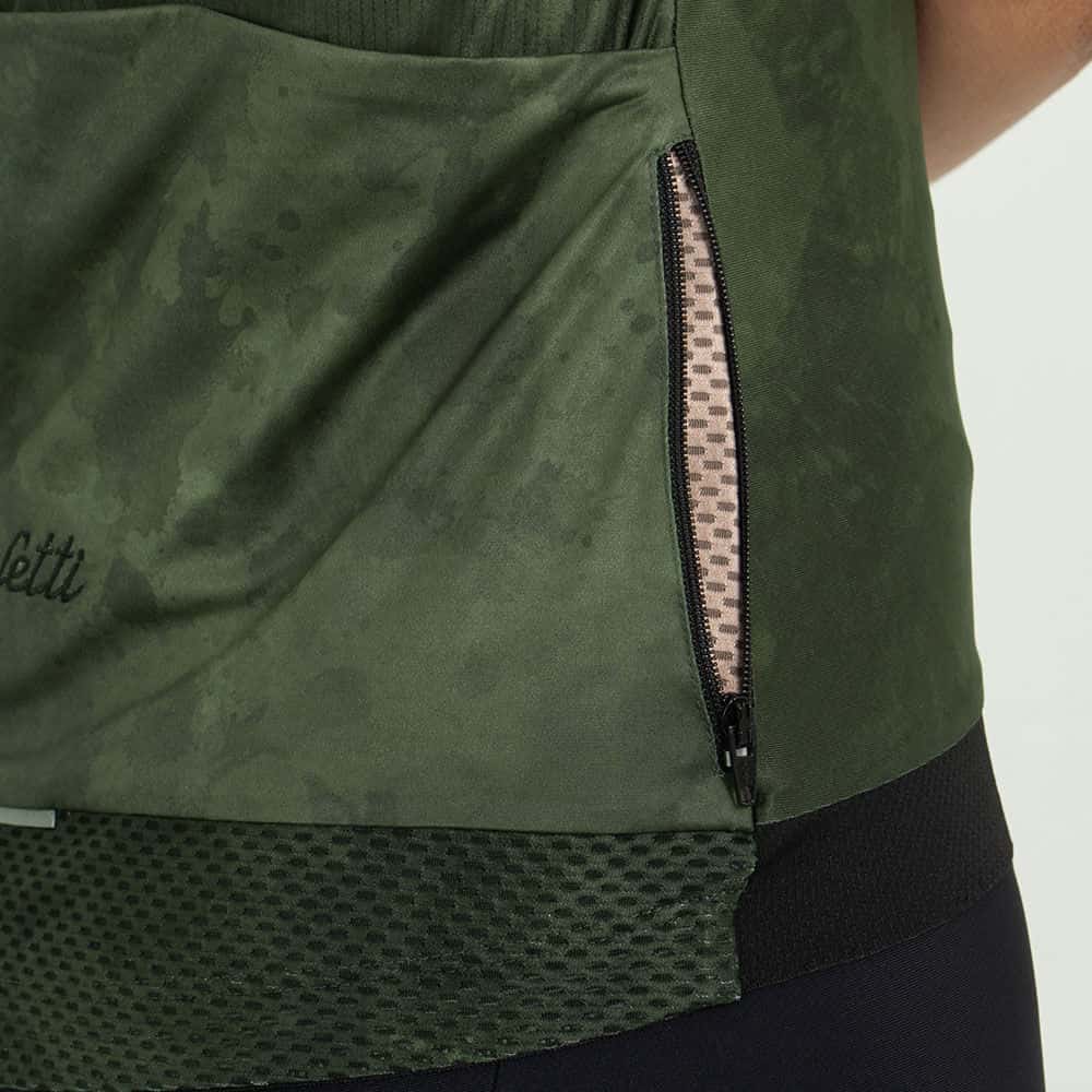 CAMISA CICLISMO MANGA CORTA SUNSETTIDE GREEN PARA MUJER - miniatura 3