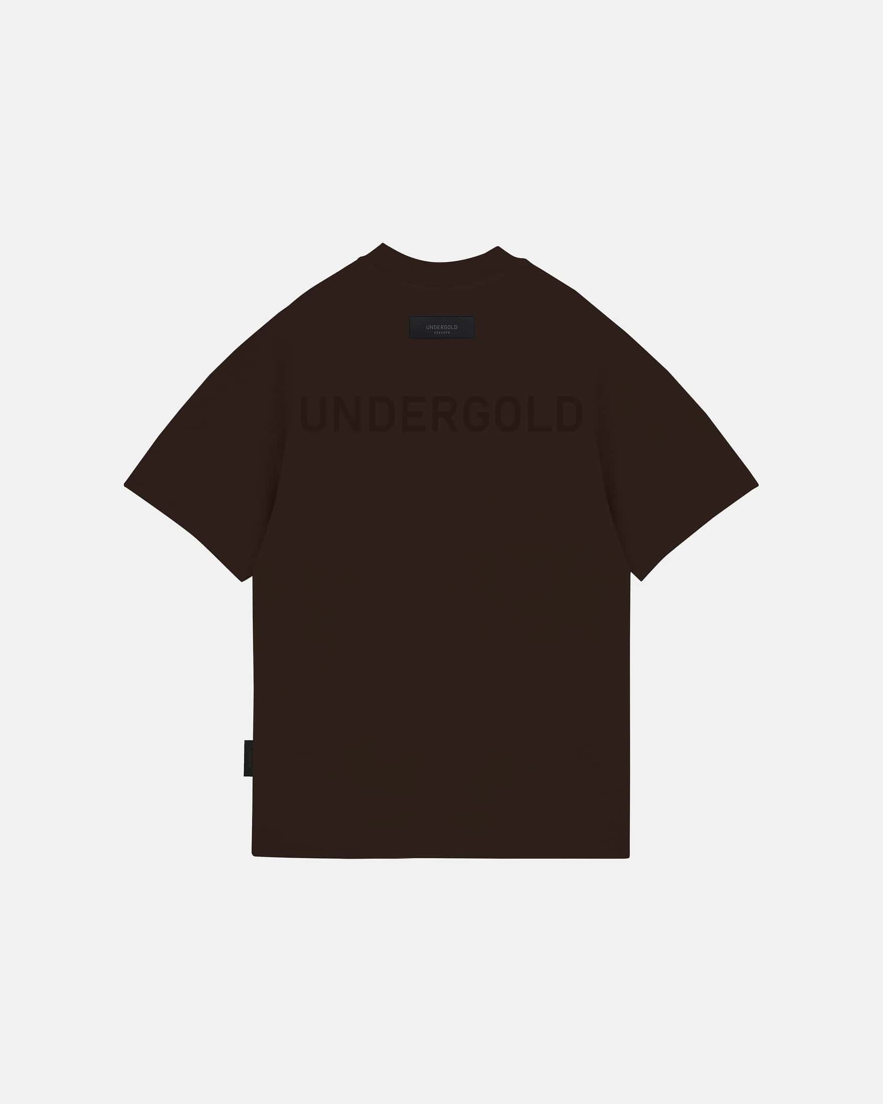 Line Logo Tshirt Brown