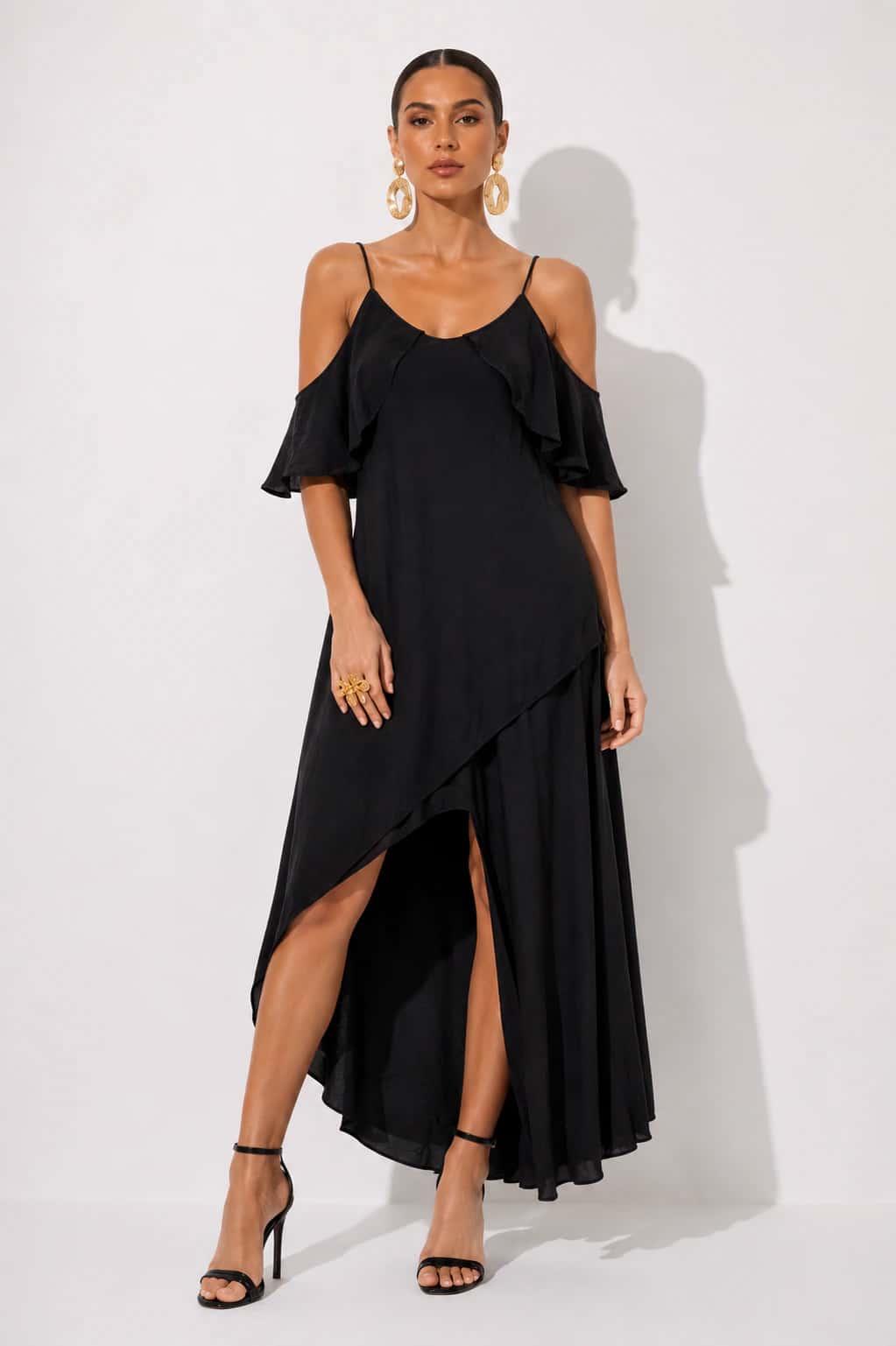 Vestido Carmela Negro - miniatura 1