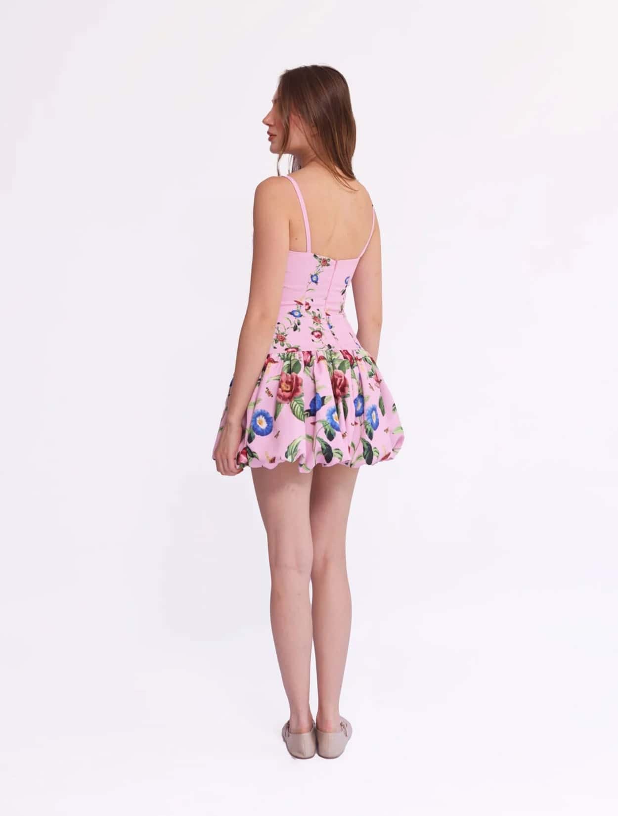 MINI VESTIDO FLORAL ELE - miniatura 3