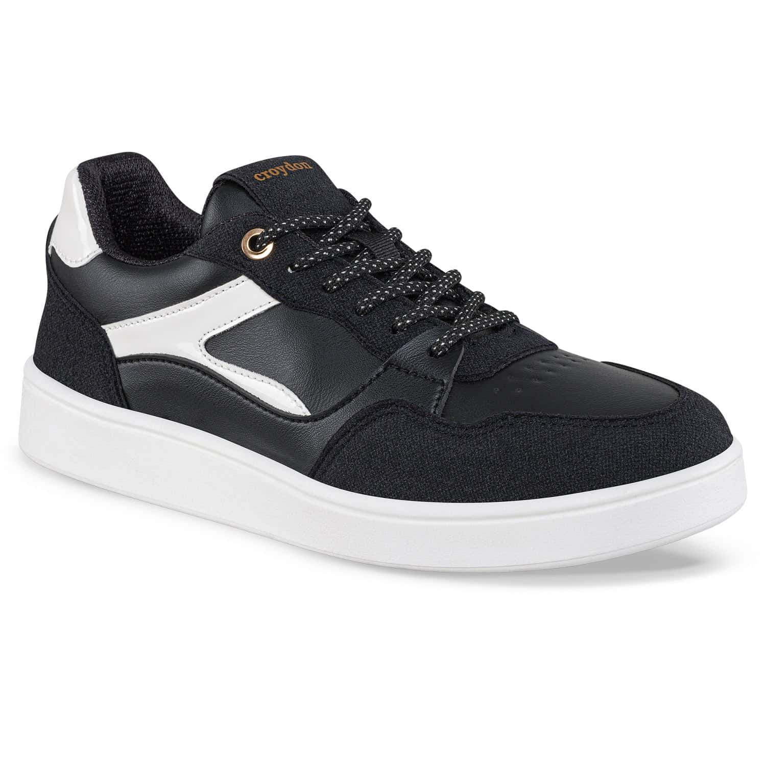 Tenis Urbanos Luccya Negro Croydon Para Mujer