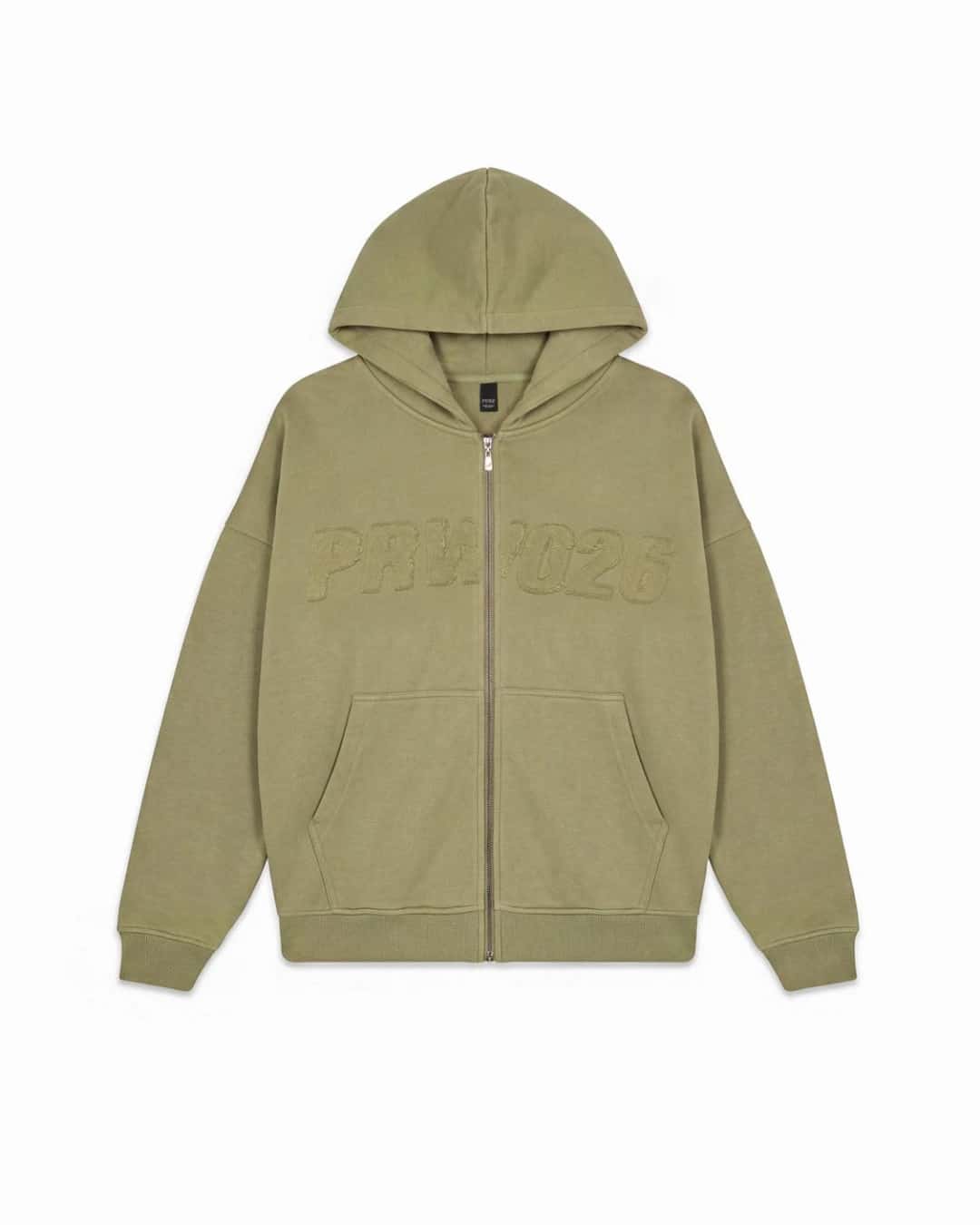 ACROSS THE LINES GREEN ZIP HOODIE