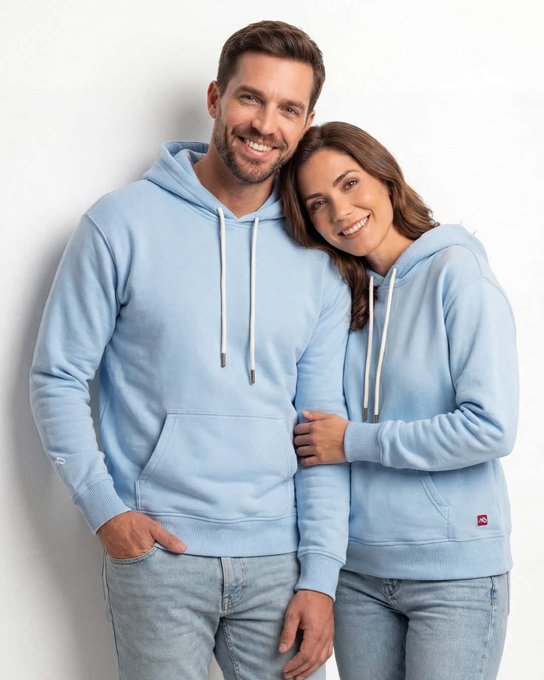 Buzo con Capota Azul Sky