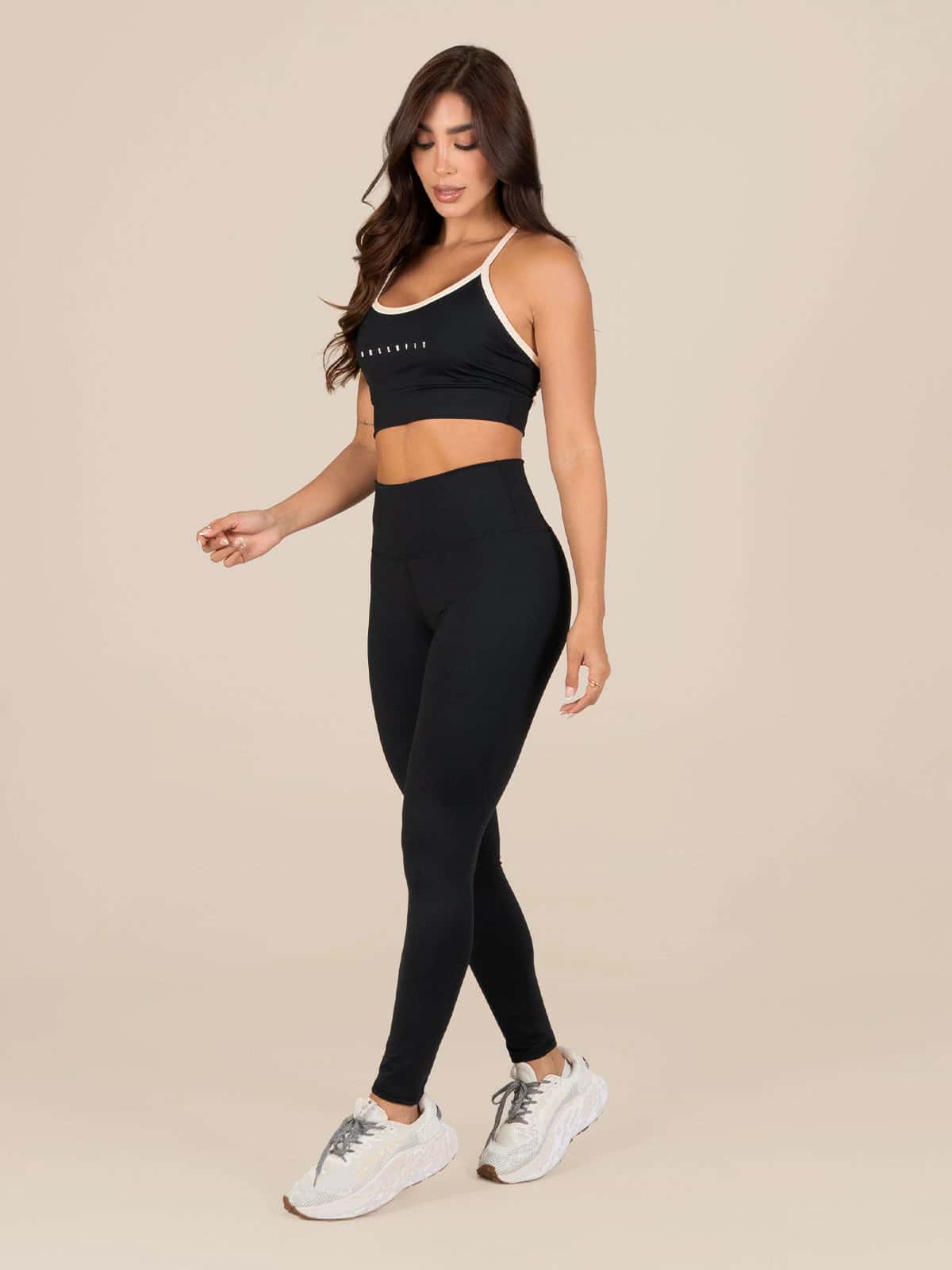 Palmas leggins set negro Crema - miniatura 2
