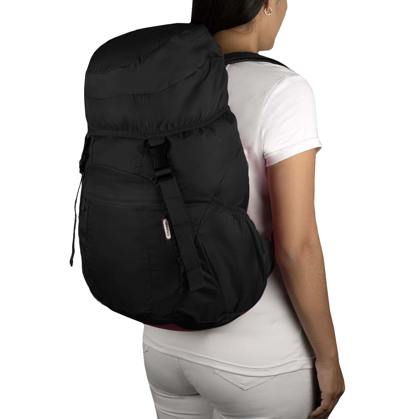 Morral Viajero Plegable Citybags Negro - miniatura 5