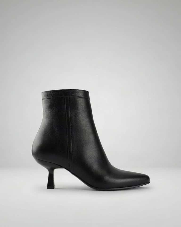 Botin Felice cuero Napa Negro
