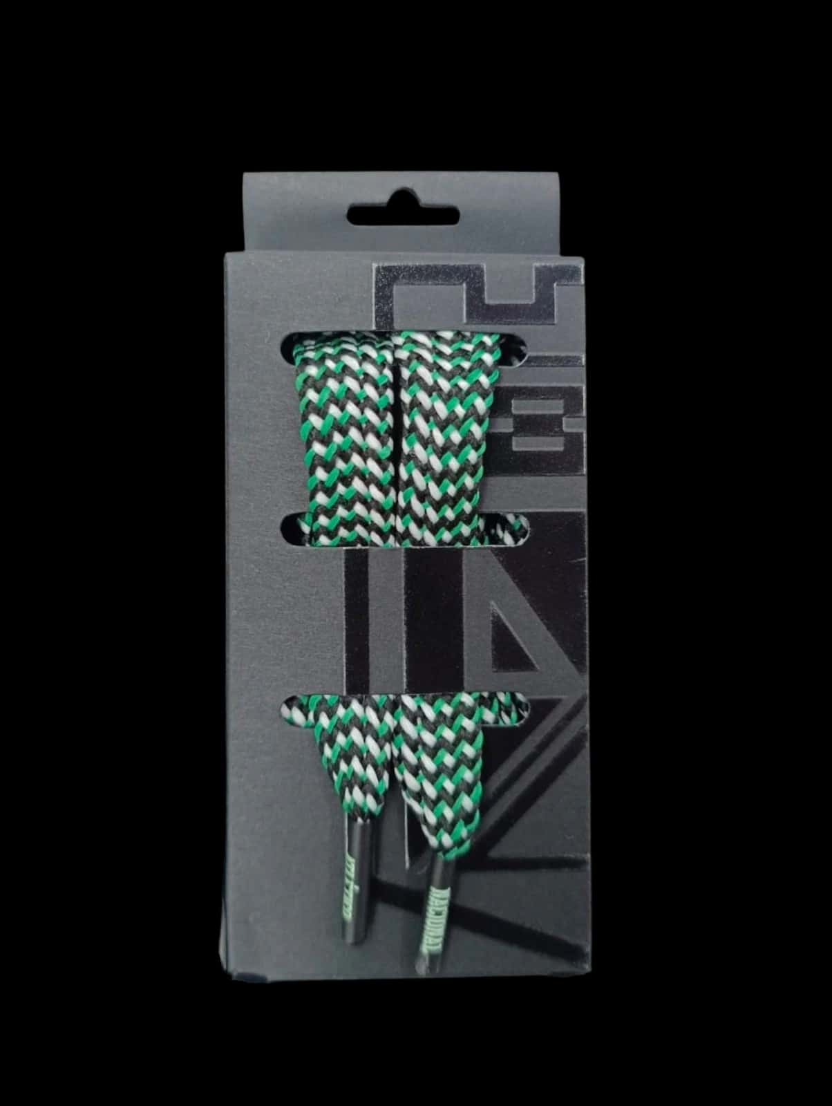 CORDON ZIG ZAG VERDE/BLANCO/NEGRO NAL