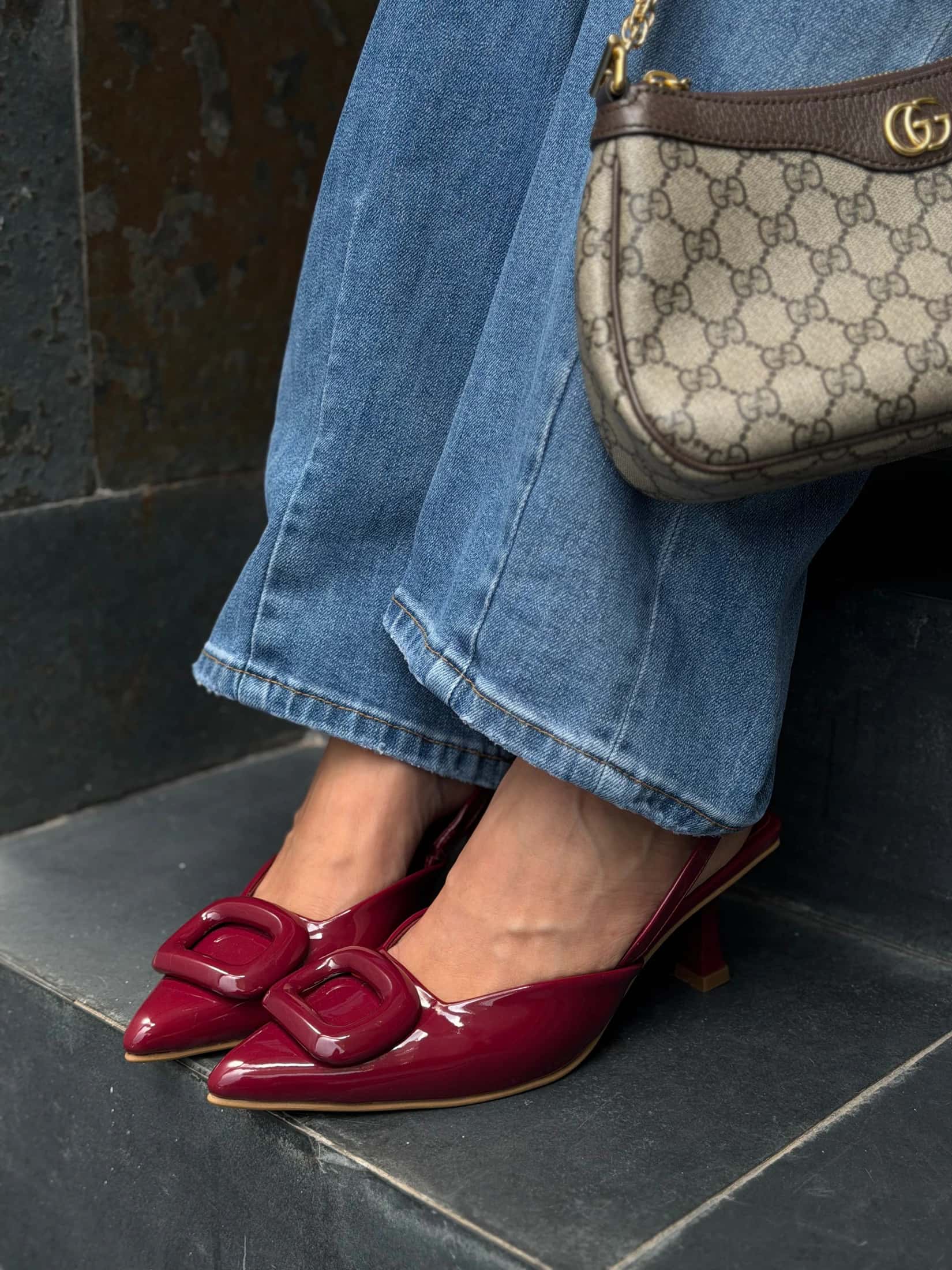 STILETTOS AMELIE   BORGOÑA