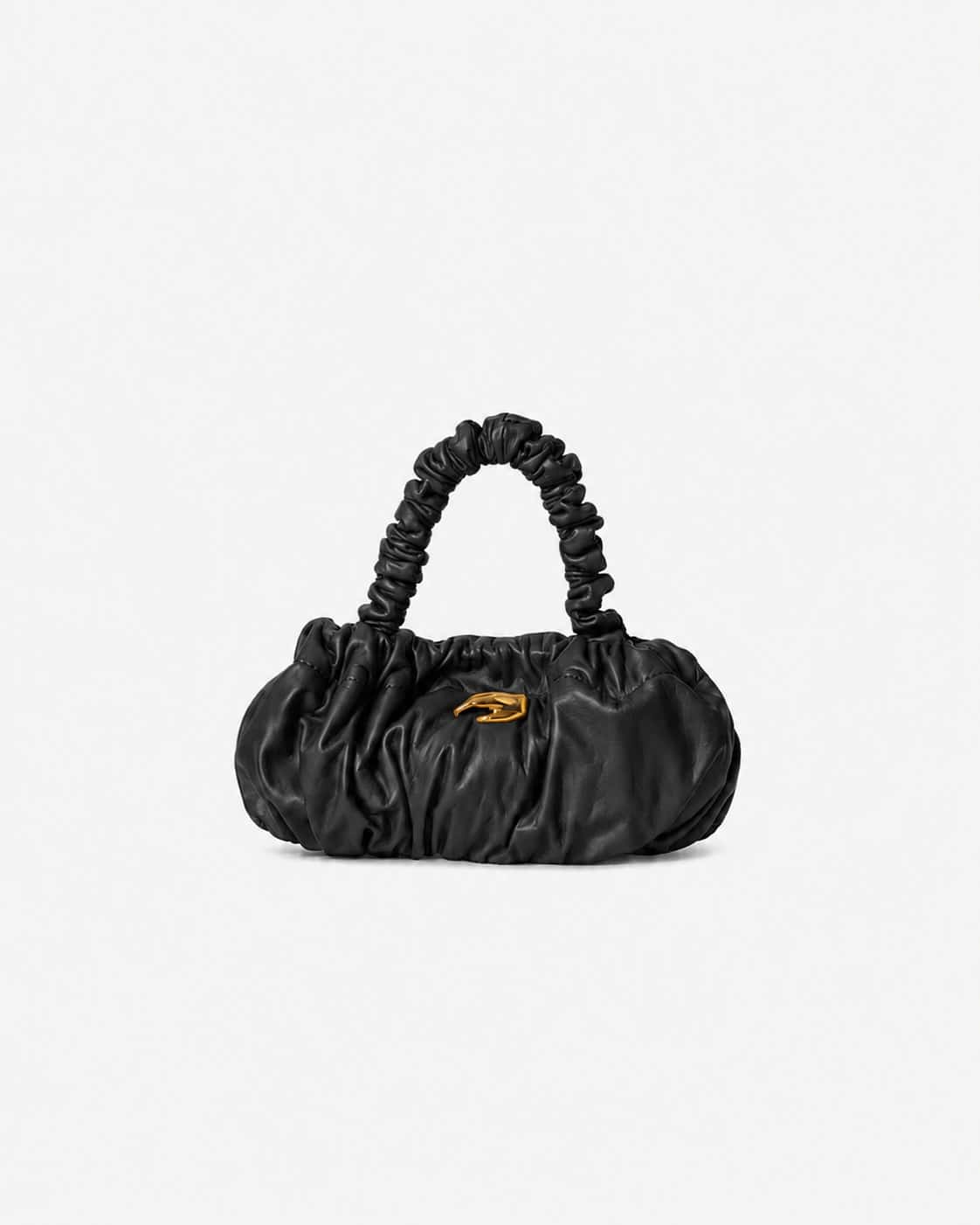 Petite Pierre Black Leather Bag