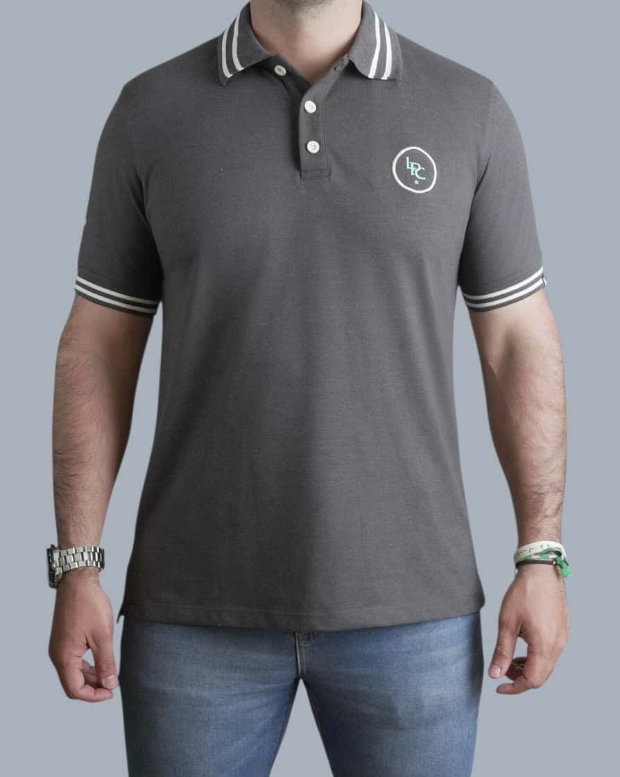 CAMISA POLO GRIS LPC HOMBRE