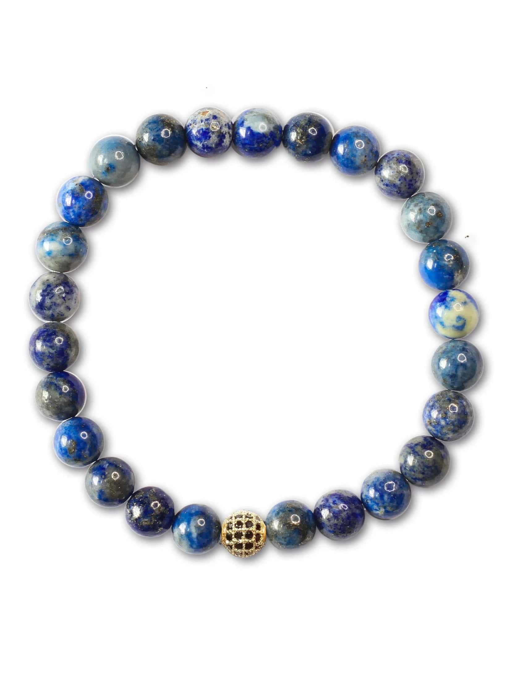 Brazalete Lapislazuli 6mm