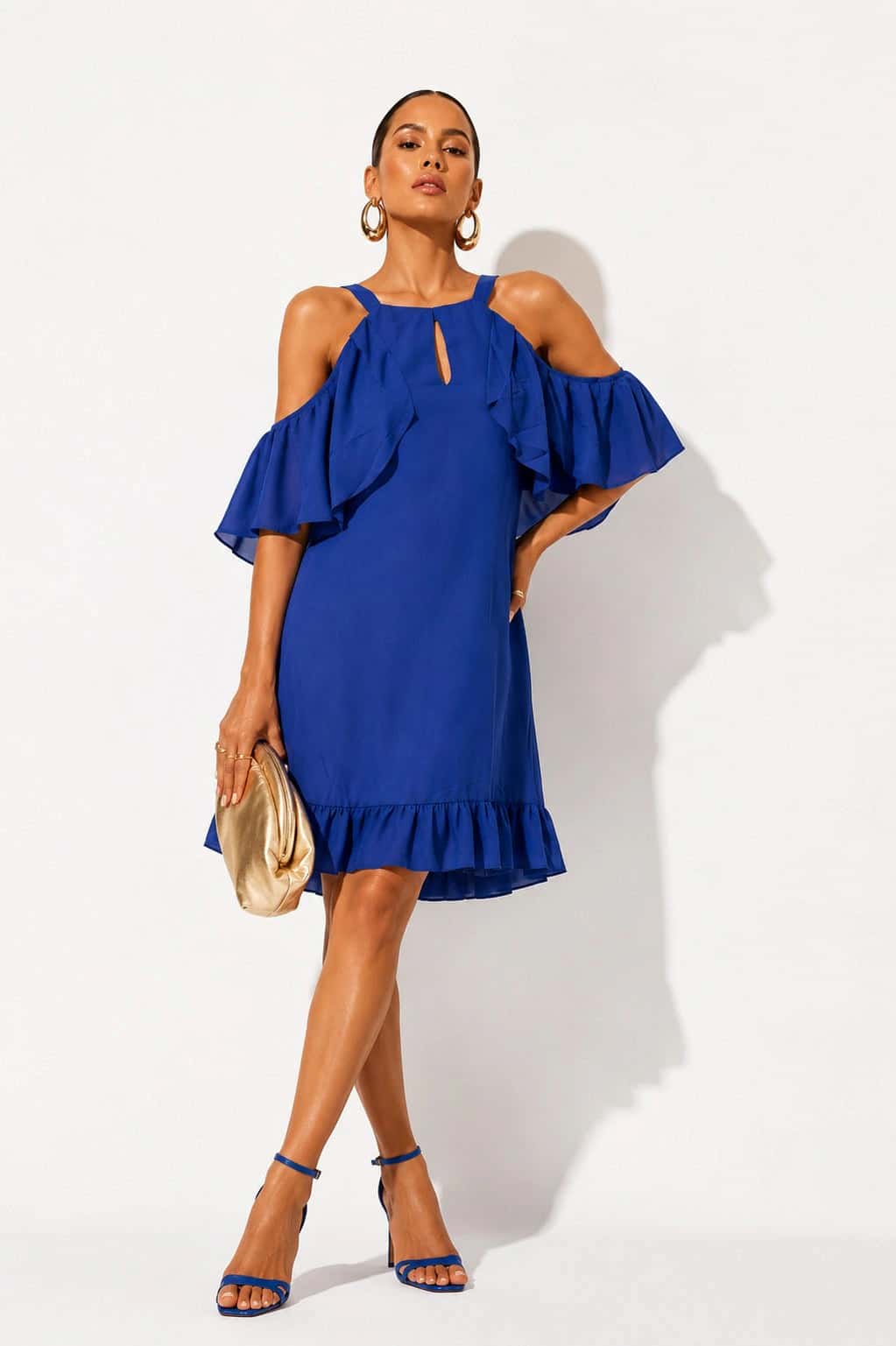 Vestido Lucan Azul - miniatura 1