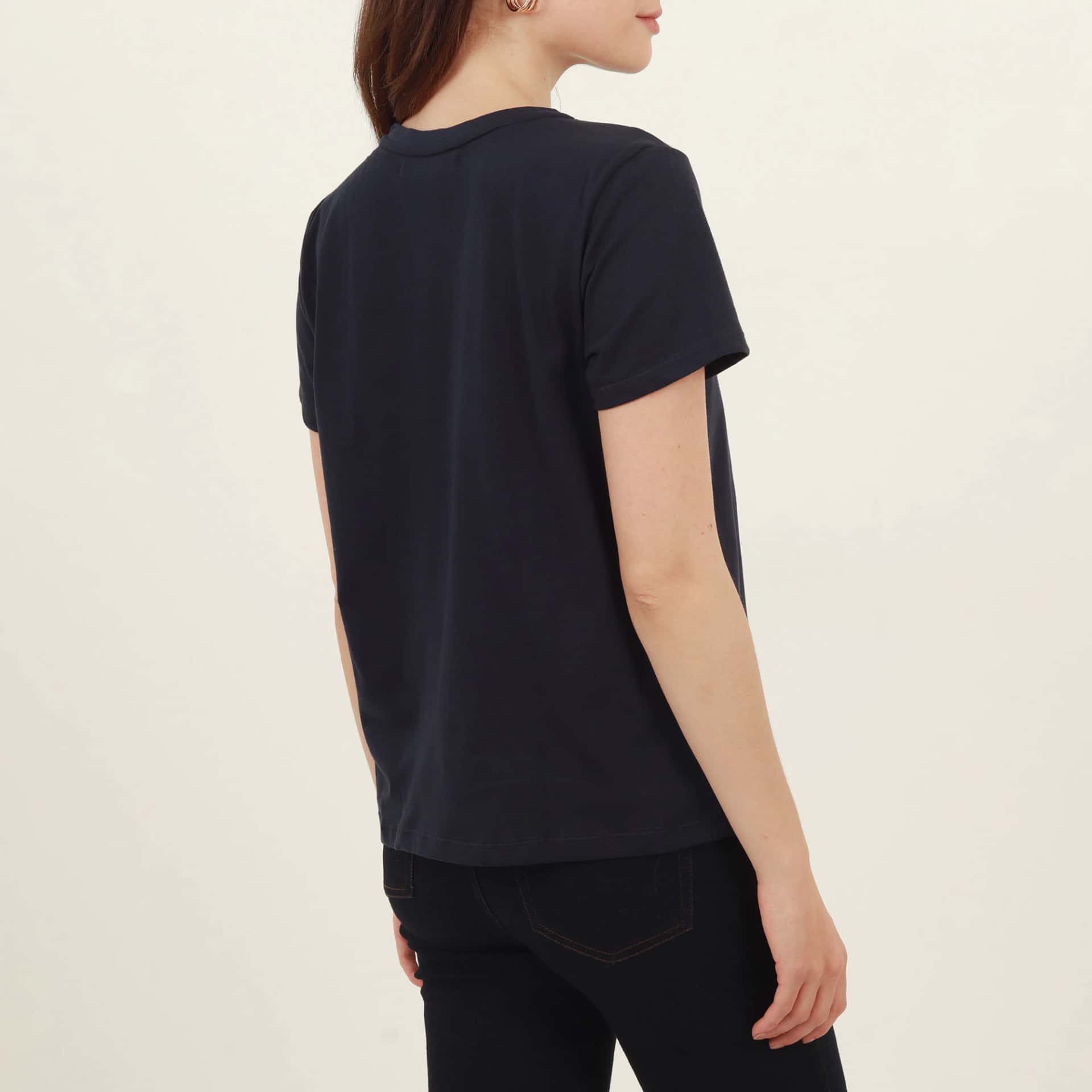 Camiseta cuello redondo manga corta con estampado Saint Tropez - miniatura 10