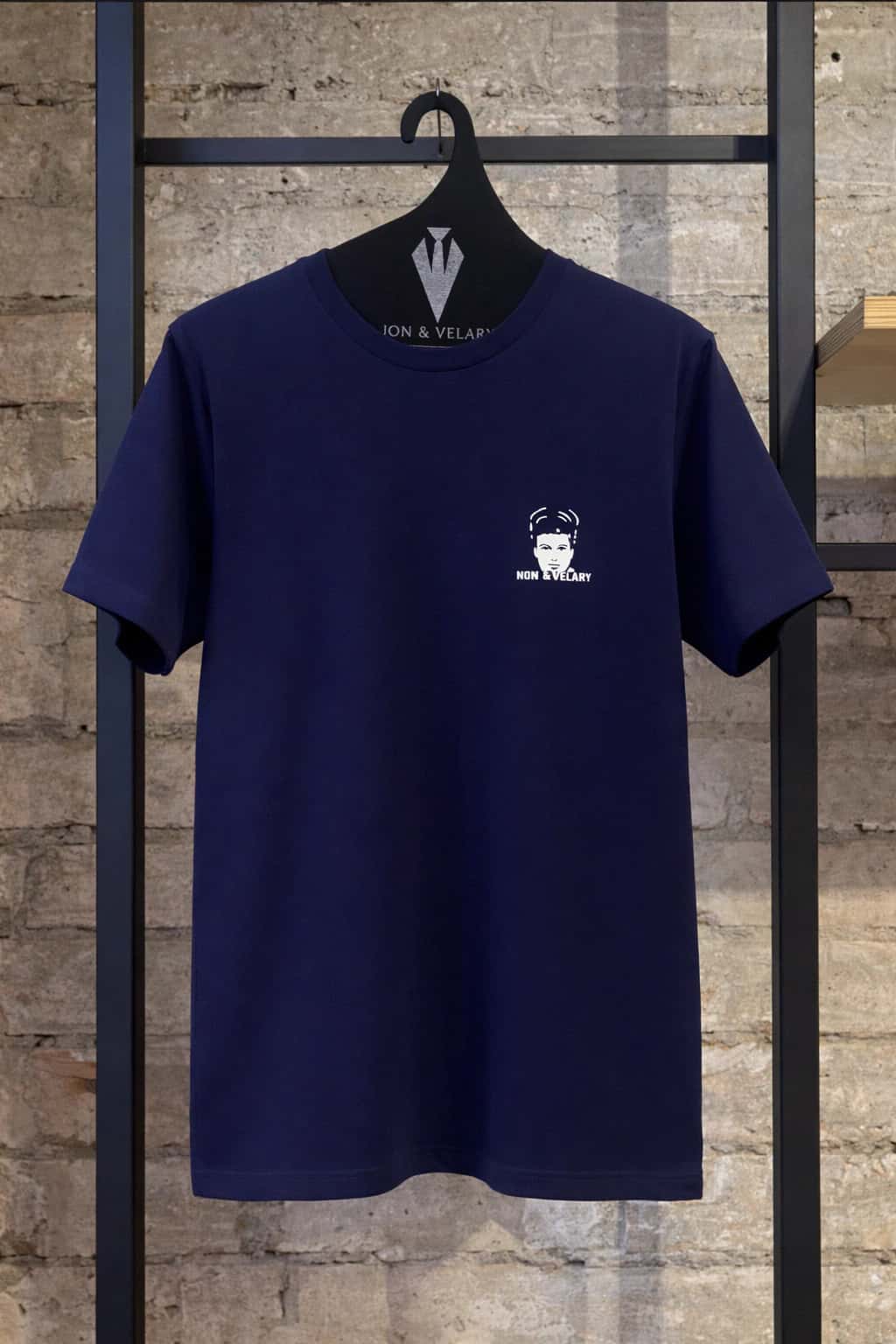 Camiseta Para Hombre Azul Estampado Eraserhead