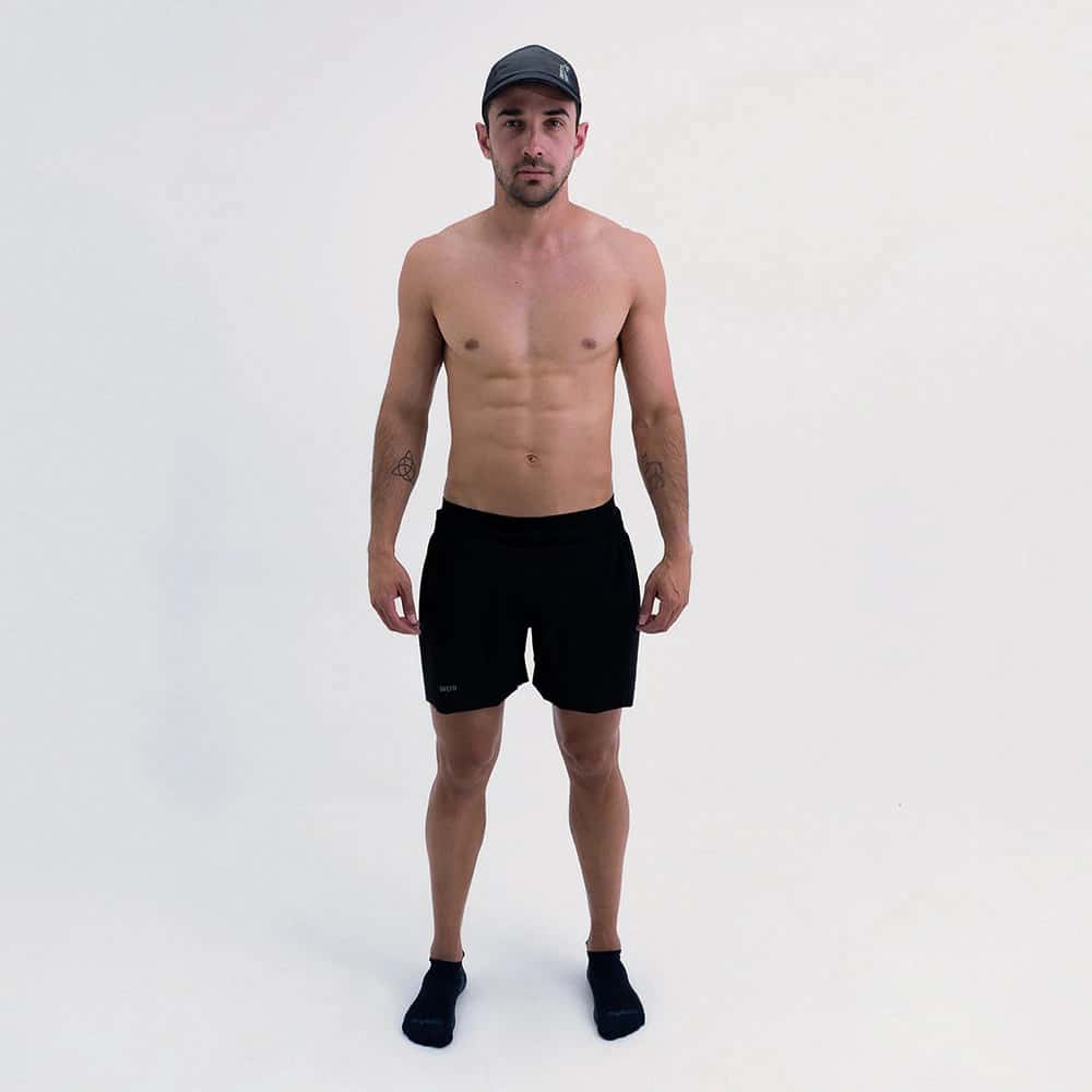 SHORT RUNNING FLOW BLACK PARA HOMBRE