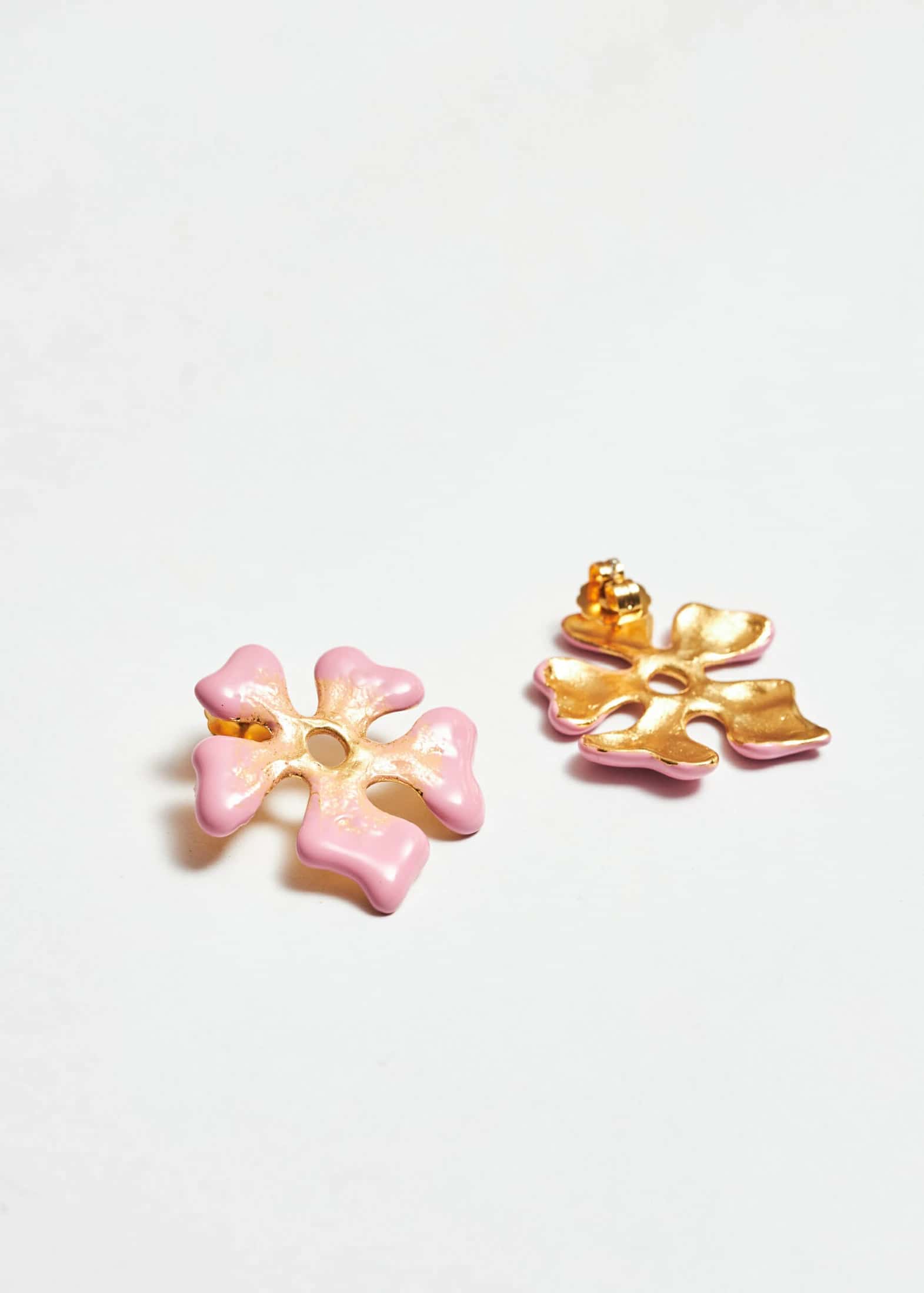 Aretes Flora Rosa