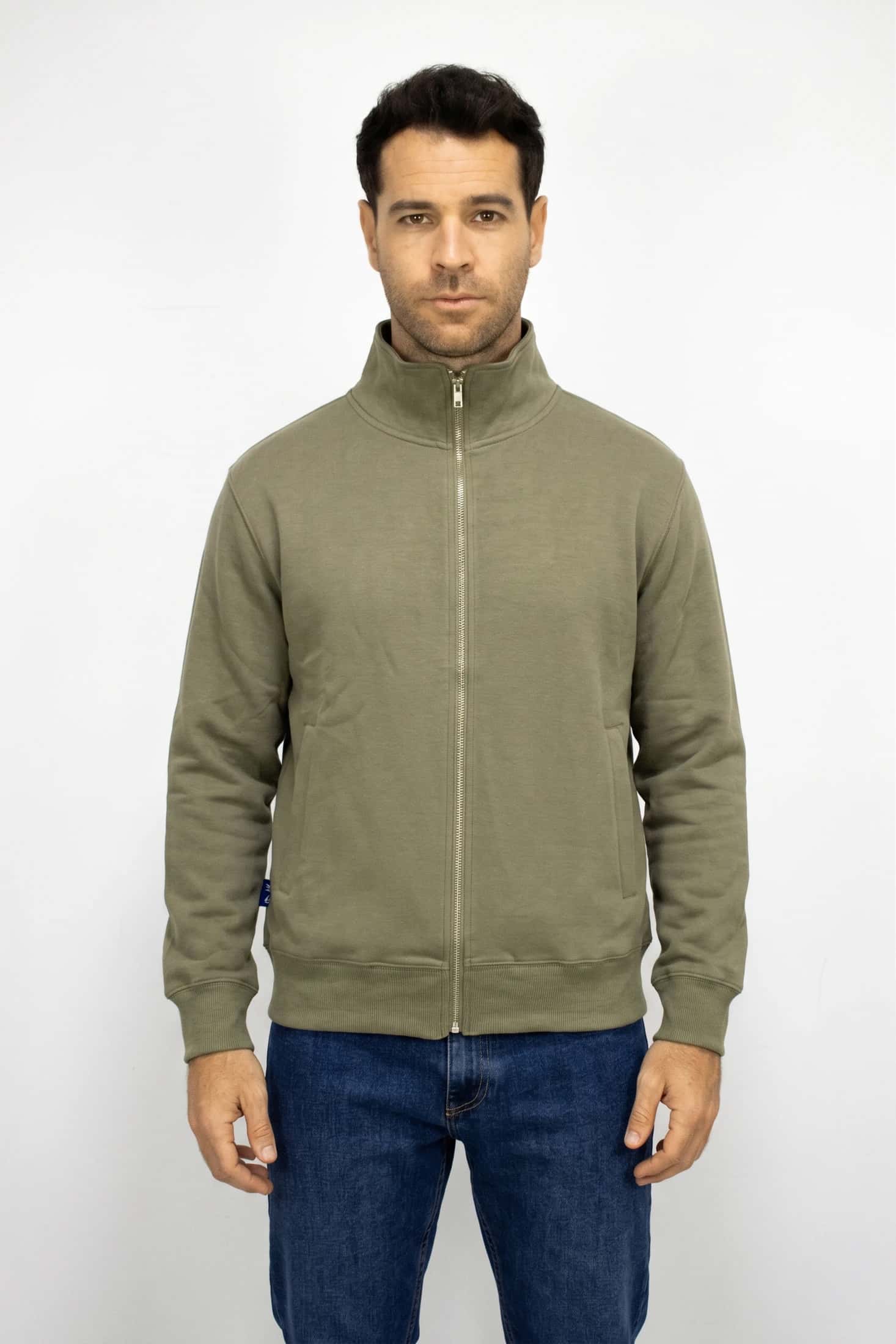 Saco verde con Cremallera para hombre - miniatura 2