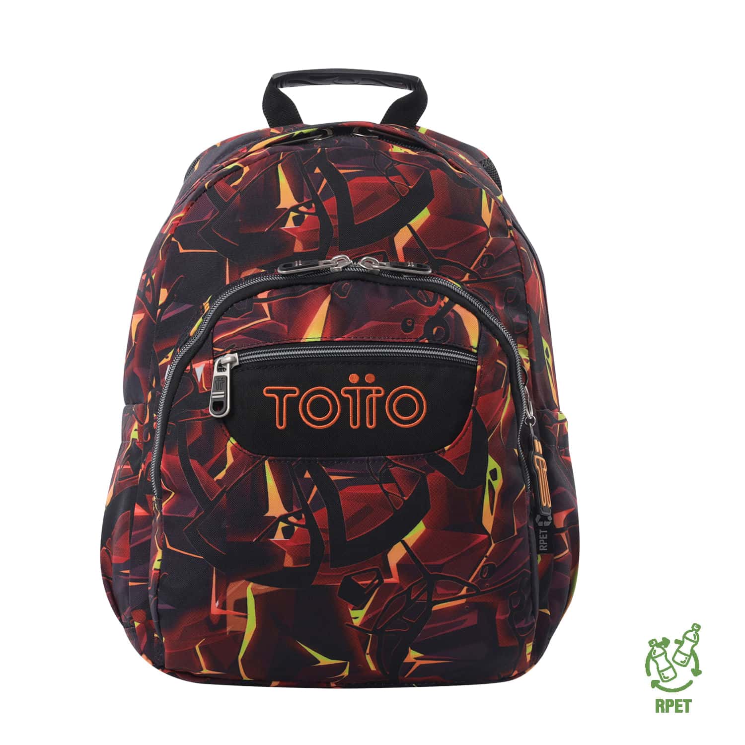Morral Juvenil Porta PC 13" Gommas Rojo