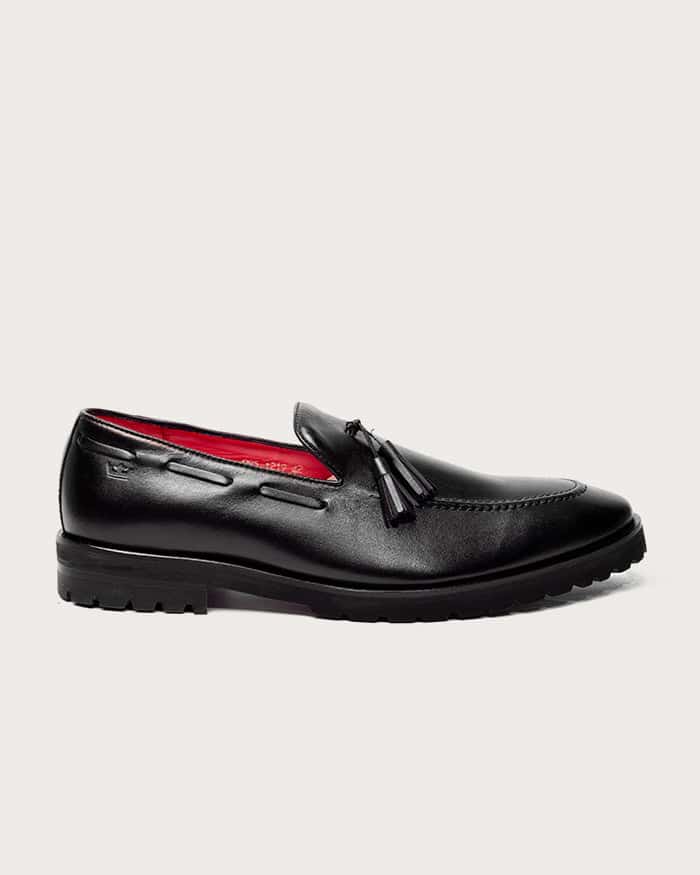 Mocasín Venetto Negro Suela Ultraliviana