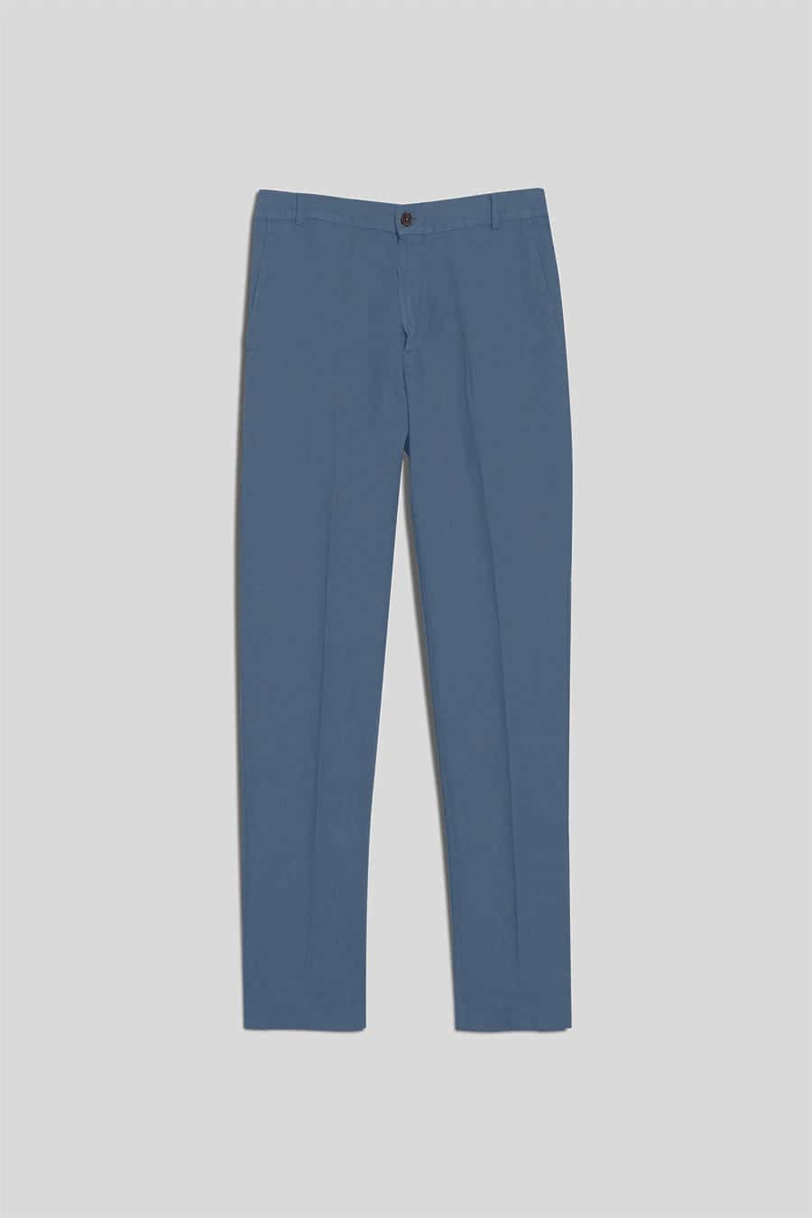 Men's linen pants blue horizon