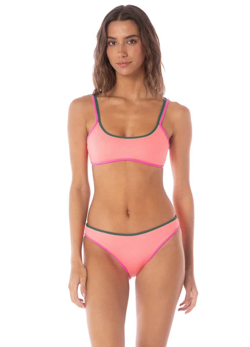 Maaji Strawberry Breeze Islay Sporty Bralette Bikini Top