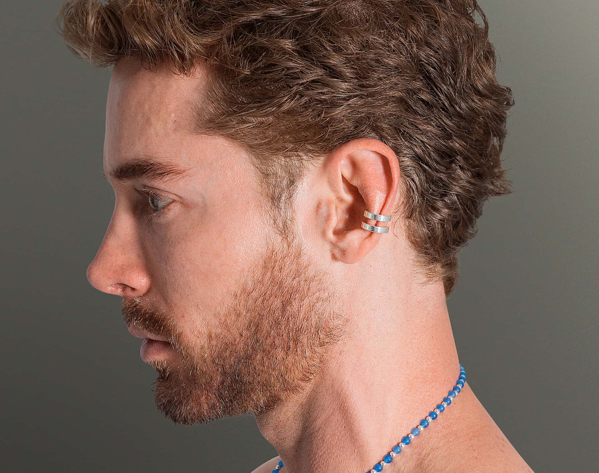 DOUBLE | EARCUFF EN PLATA 950