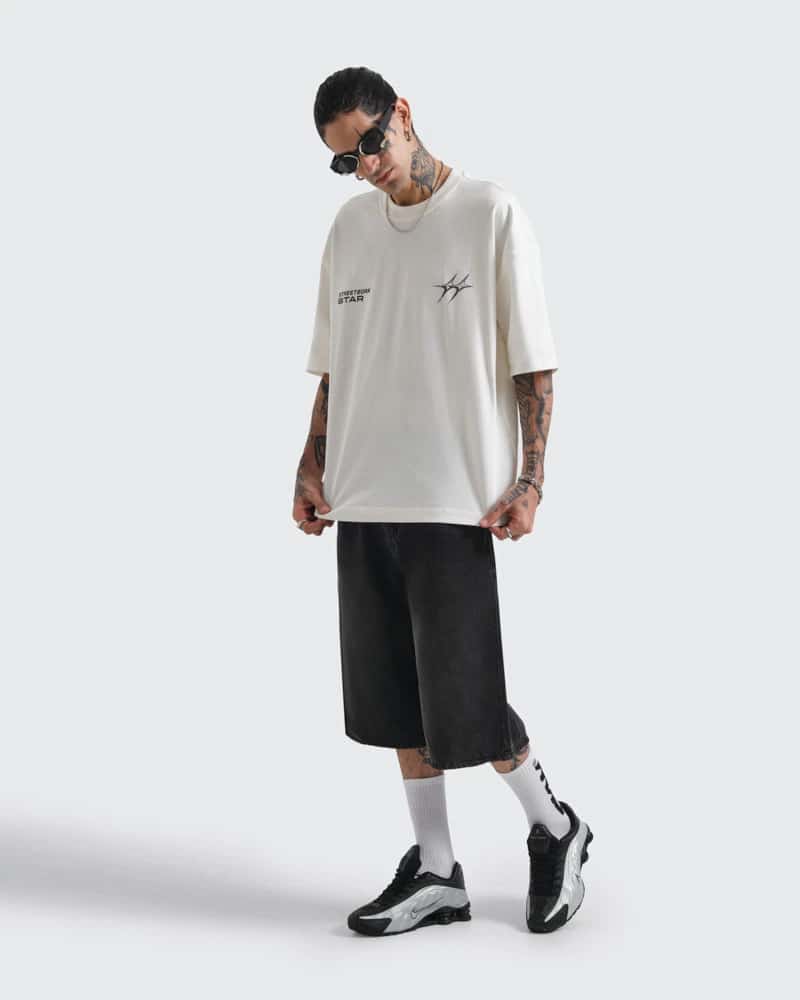 Camiseta Blanca Oversize Streetborn - miniatura 8