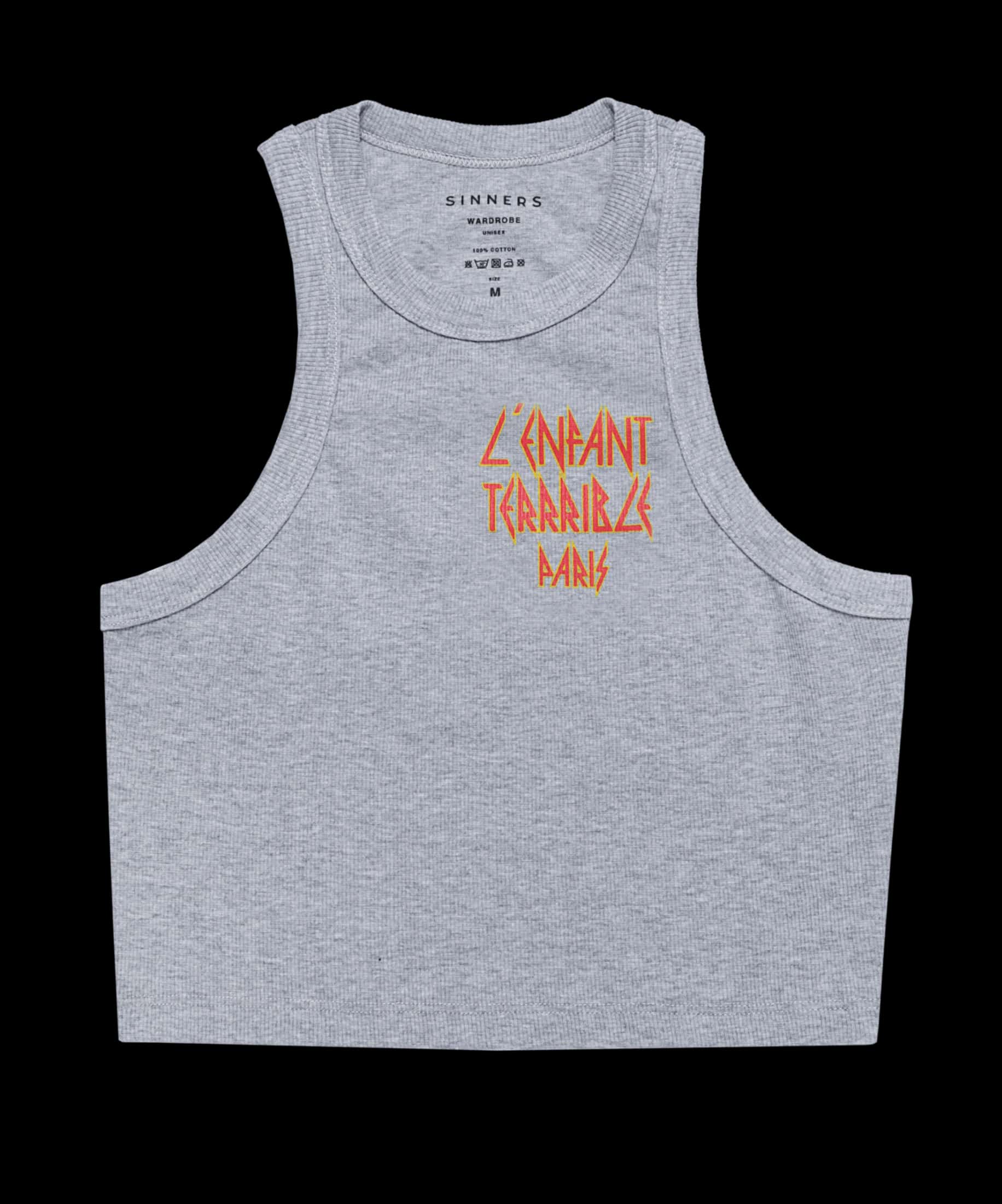 L'ENFANT GRAY WOMEN TANK TOP