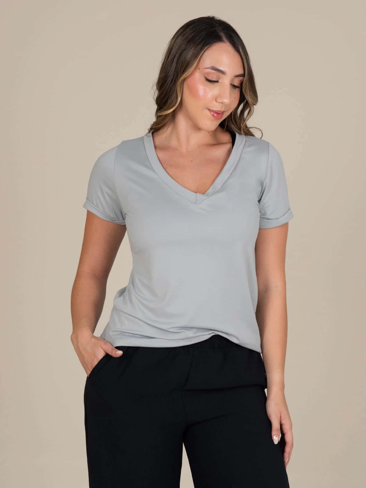 BLUSA WONDER GALAXIA GRIS
