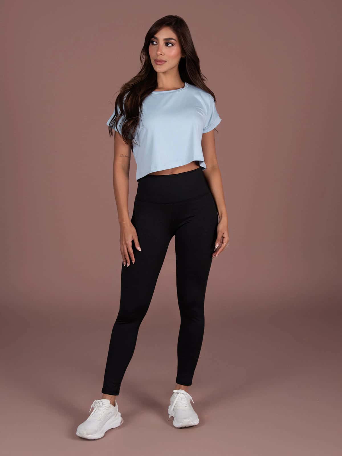 Tarin leggins set azul bebe