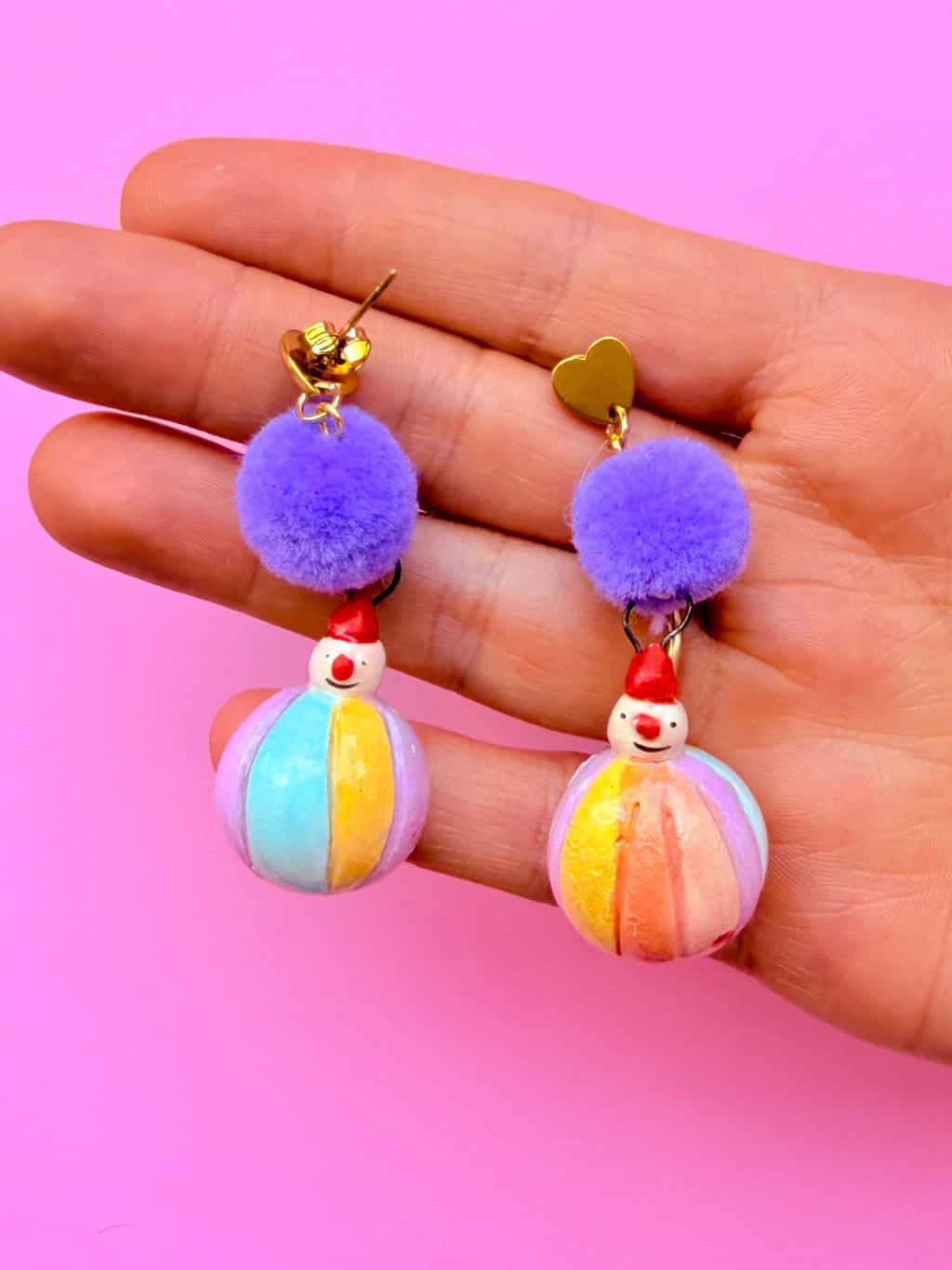 Aretes payasito