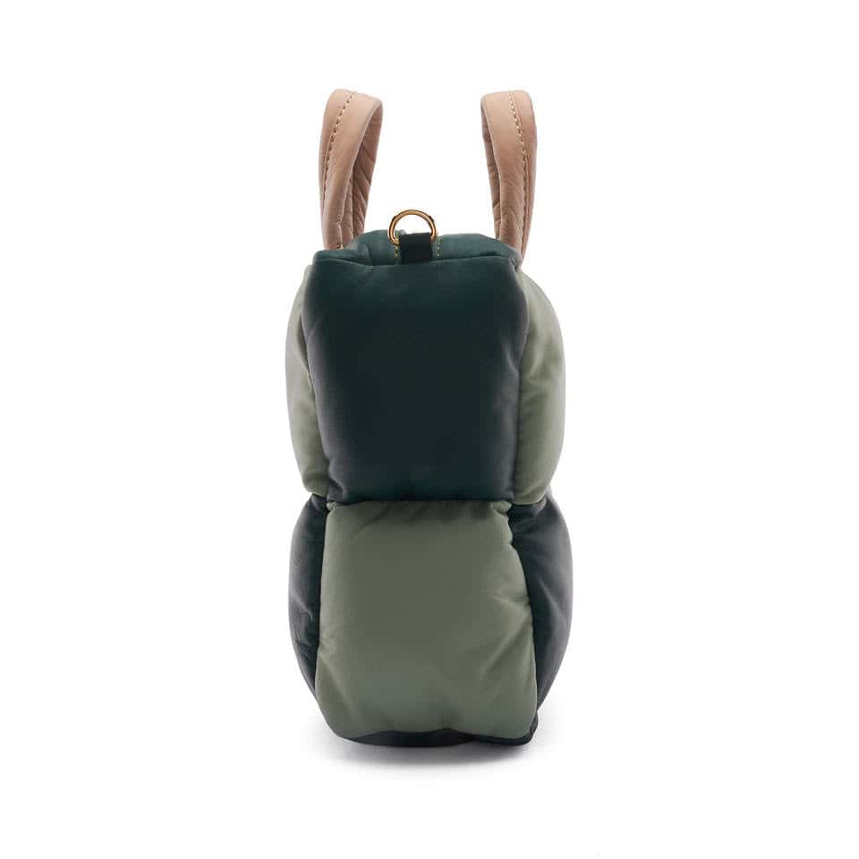 CANDELARIA bag MINT + forest GREEN. - miniatura 3
