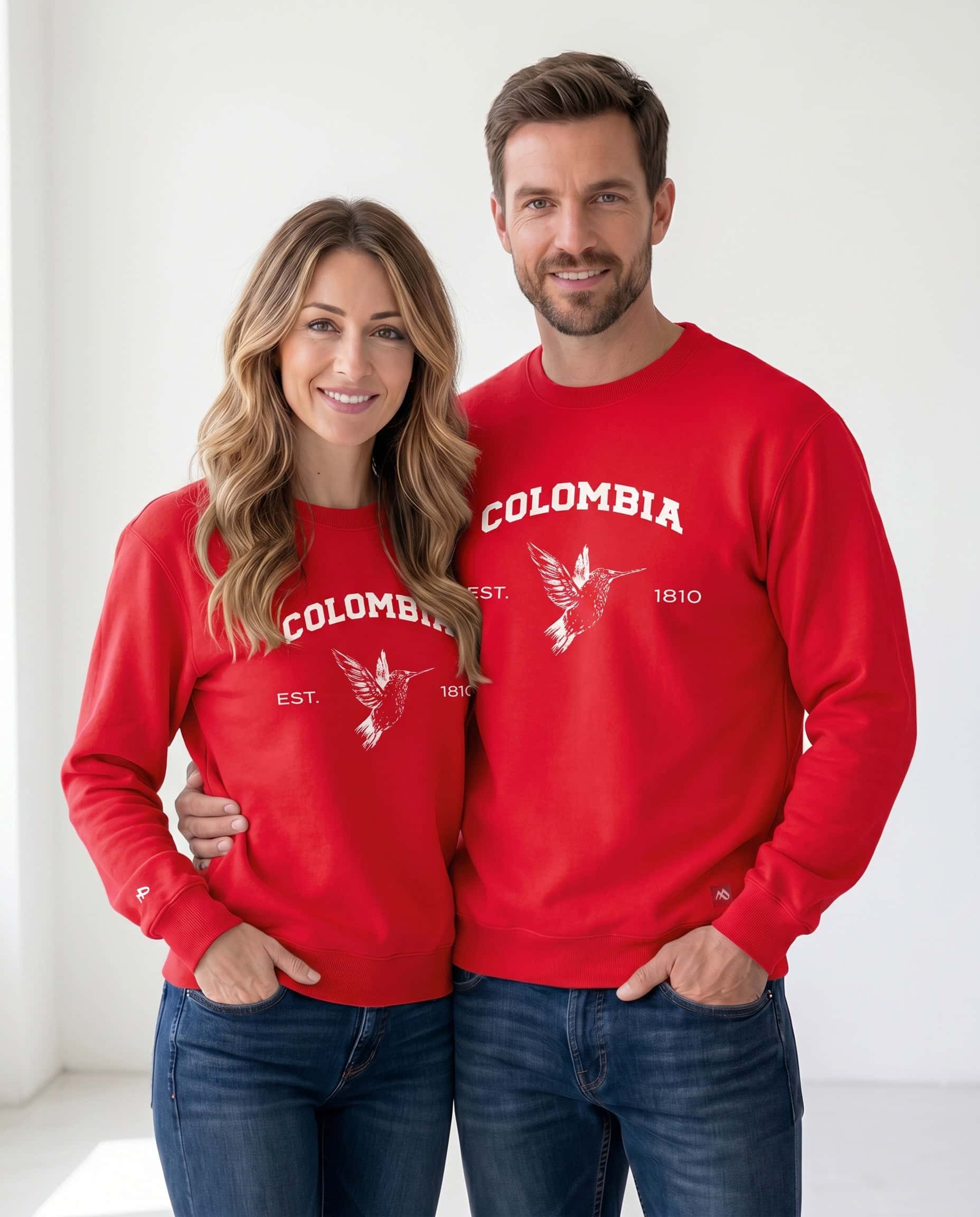 Buzo Unisex Colibrí Rojo