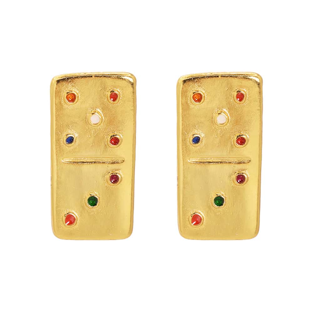 Aretes Dominó Medium