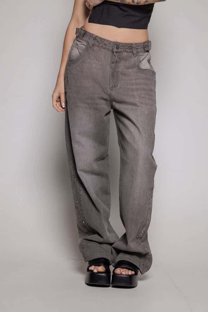 Baggy Courage Dama Gris/Stone - miniatura 7