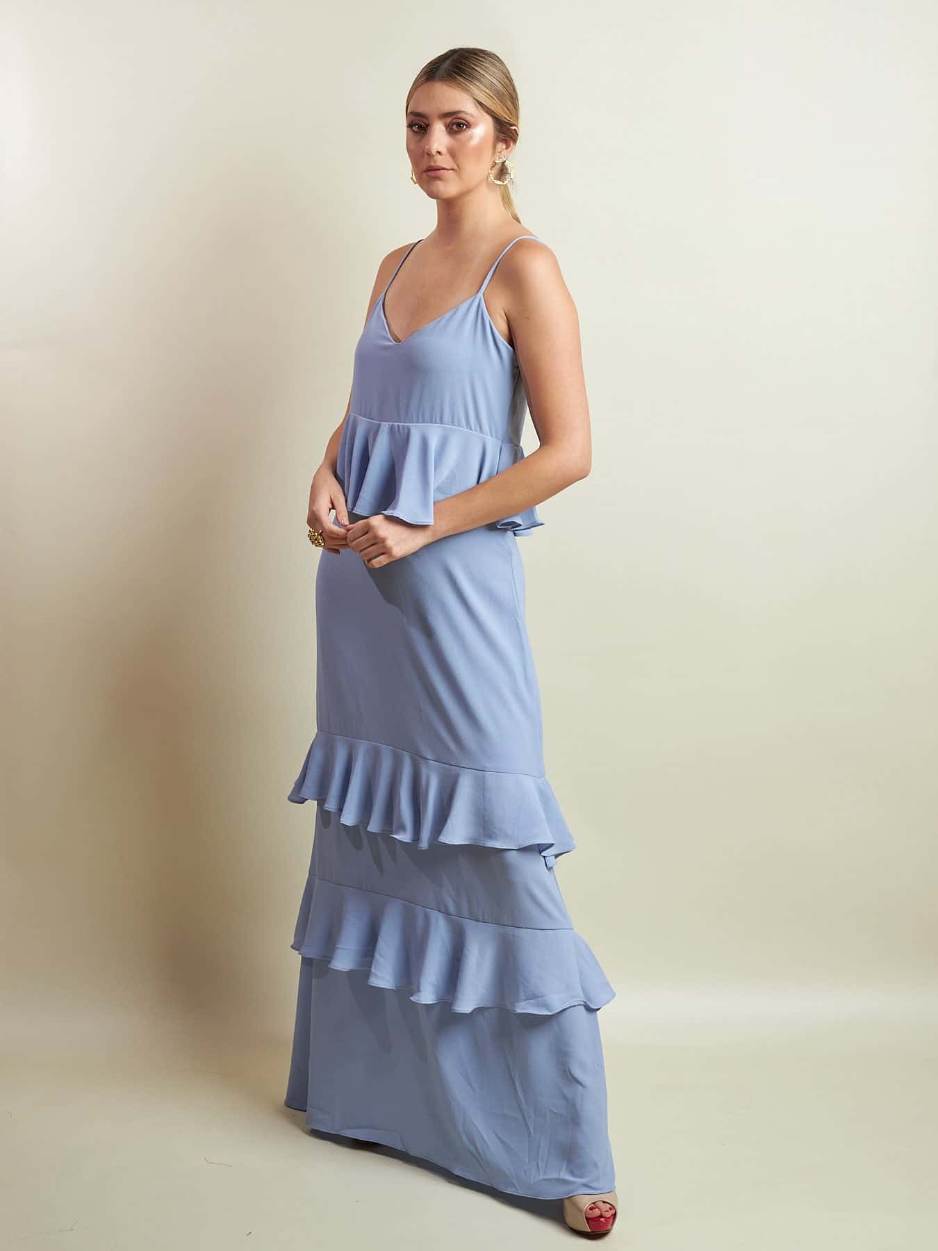 Vestido Acry Celeste - miniatura 2