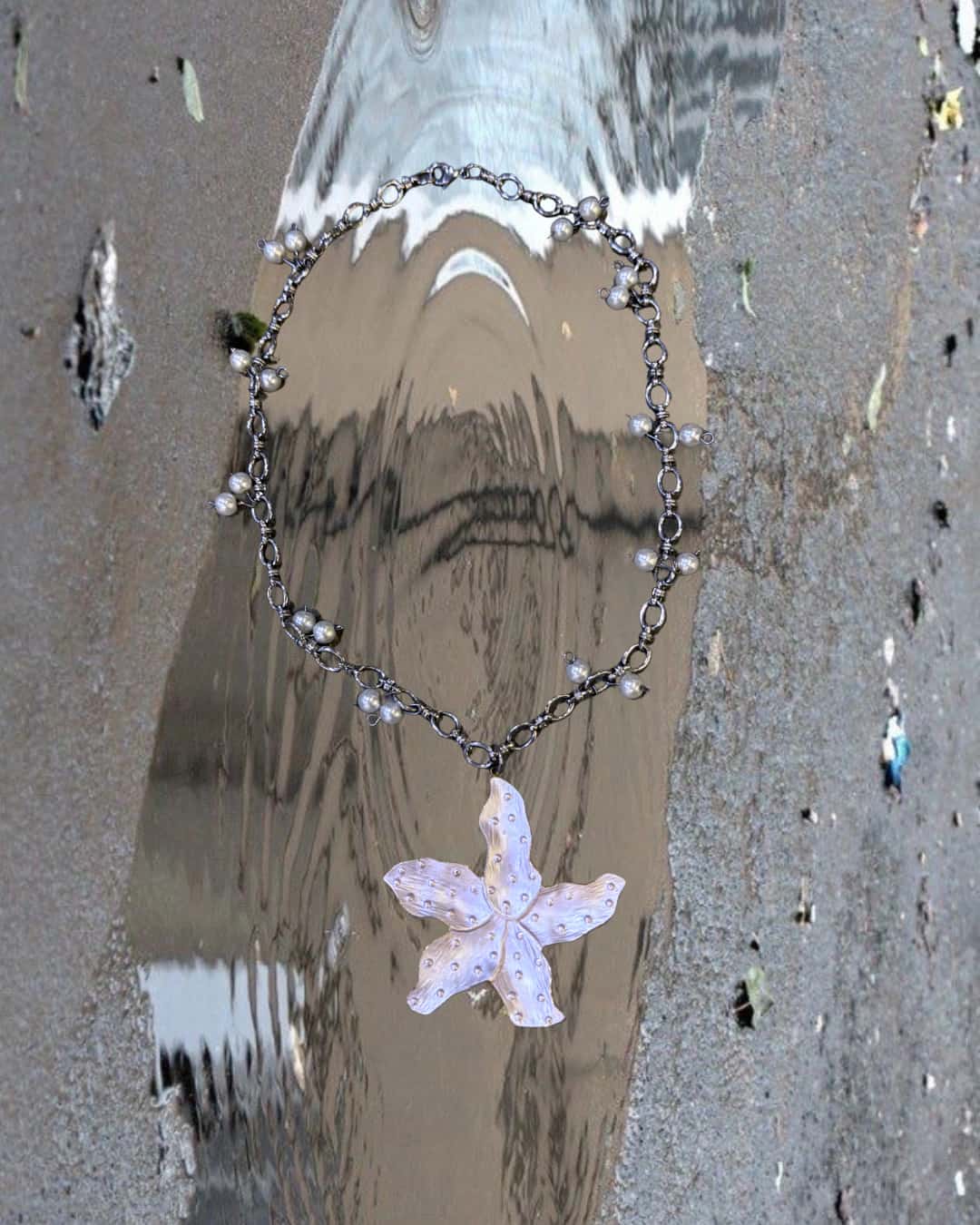 COLLAR STARFISH PLATEADO - miniatura 1