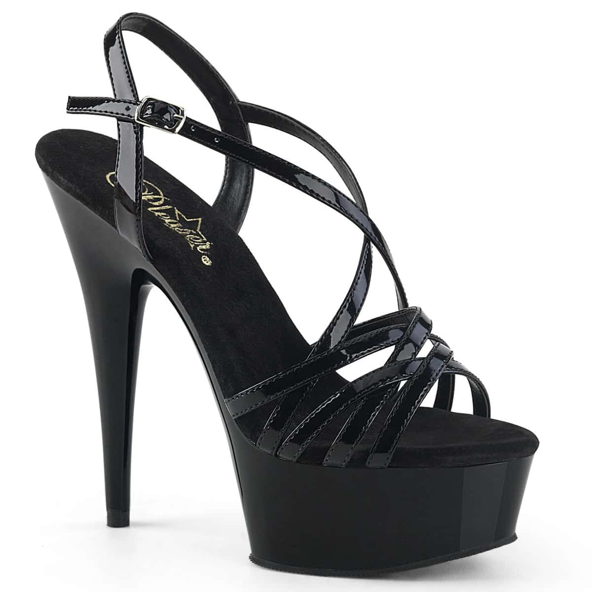 Zapatos sandalias bajo pedido Tacones Plataforma Poledance Pleaser DEL613/B/M