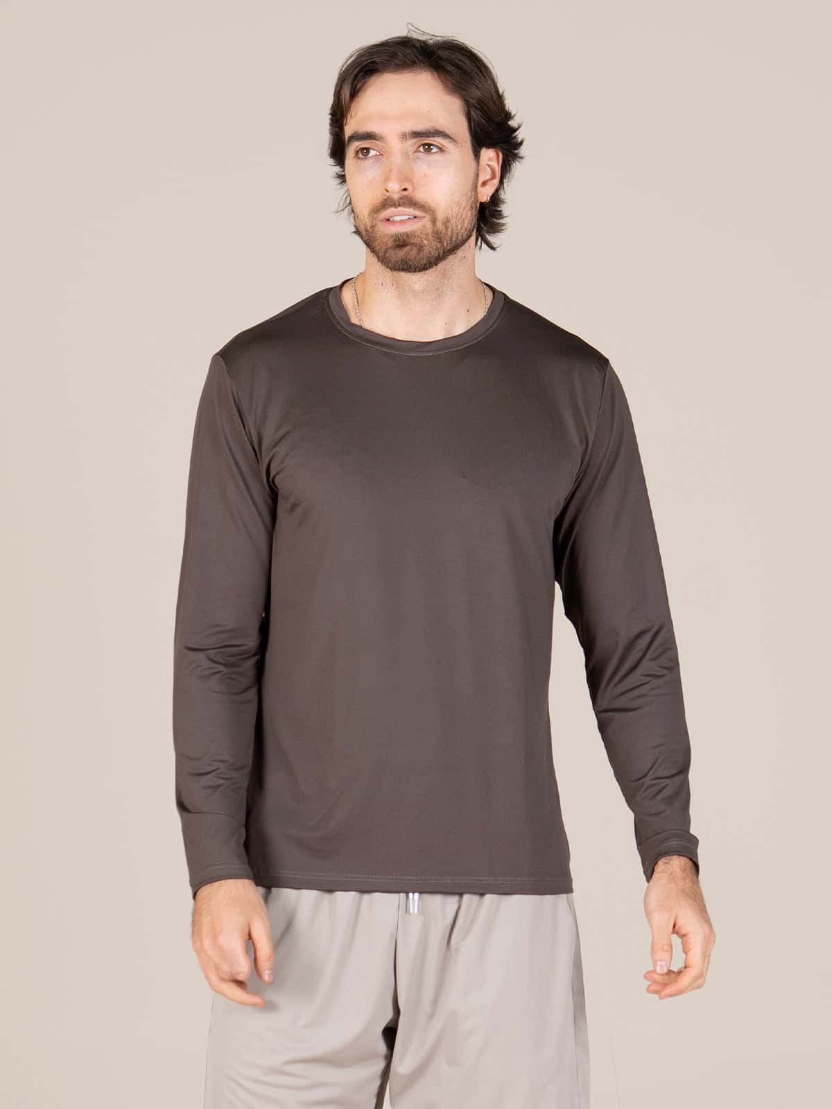 Buzo Basico Hombre Gray