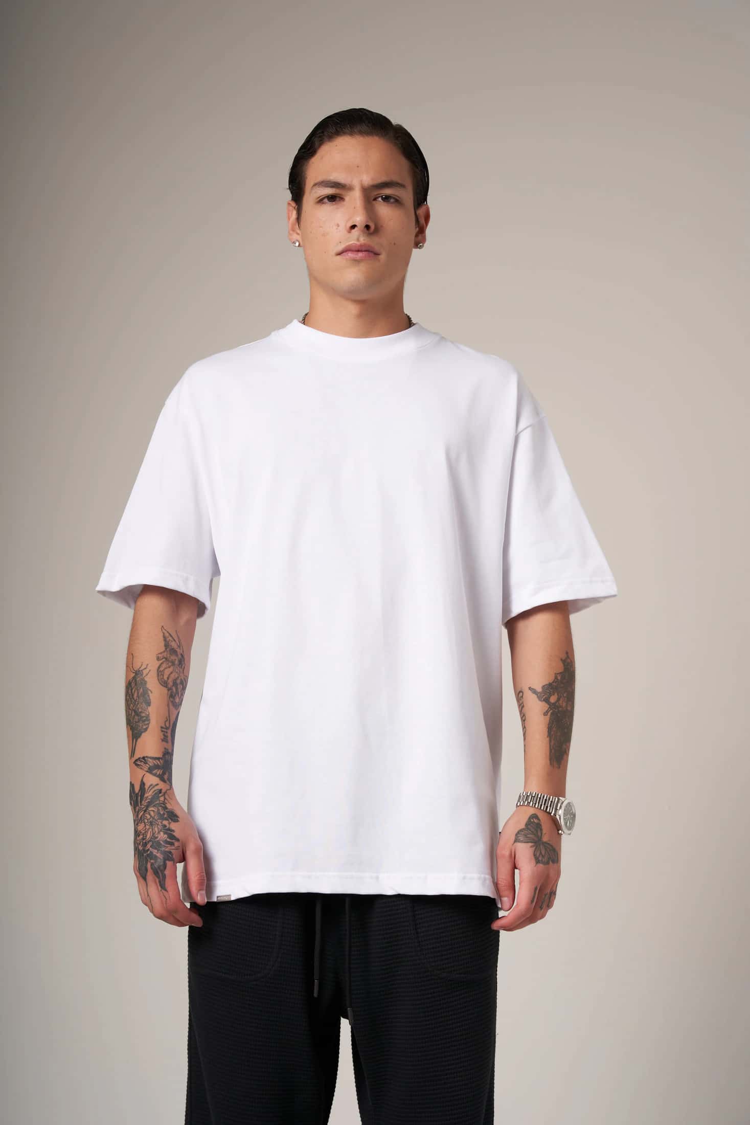 CAMISETA 250 GRAMOS, 100% ALGODÓN BLANCA 14384