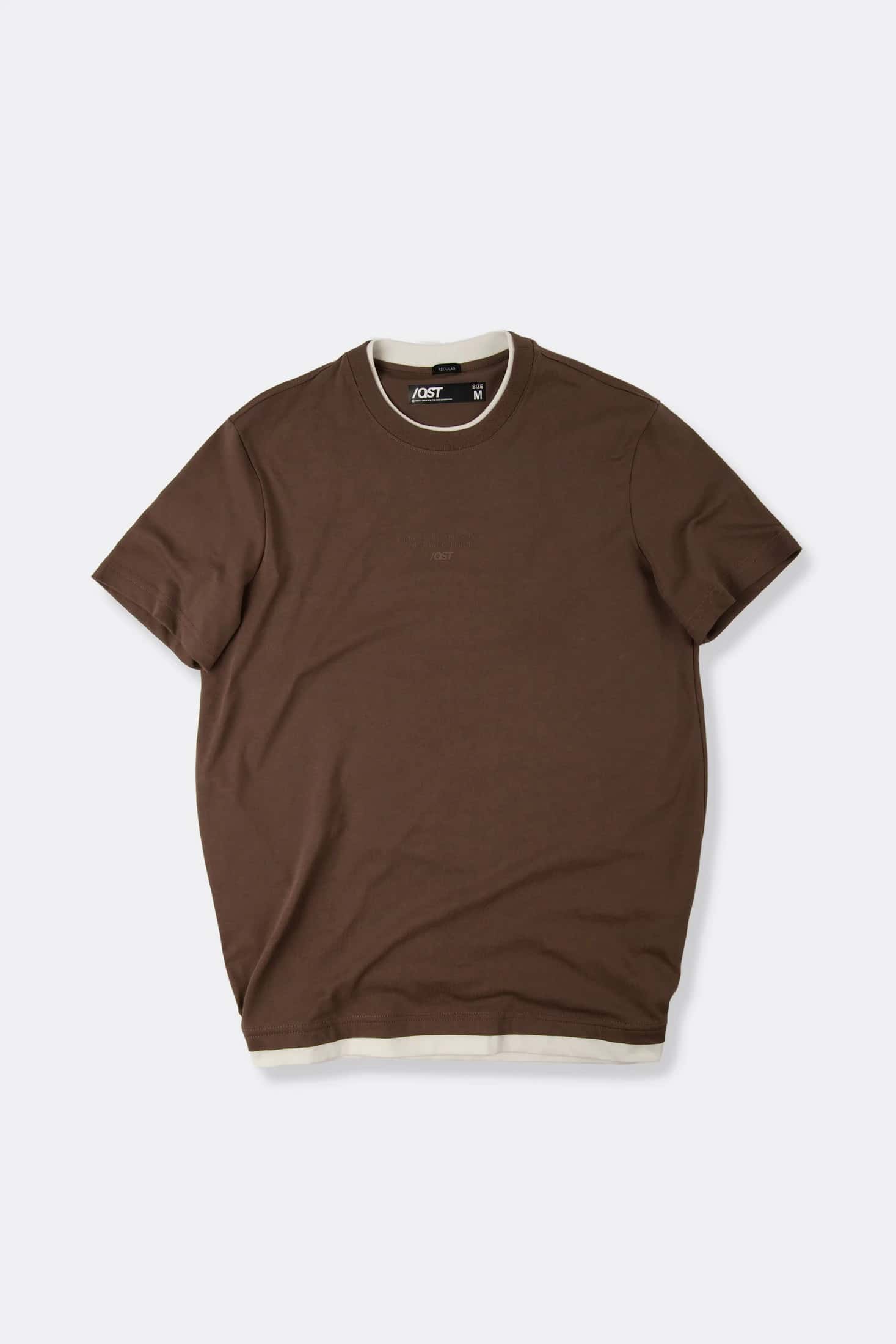 CAMISETA MANGA CORTA COLOR SHAVED CHOCOLATE