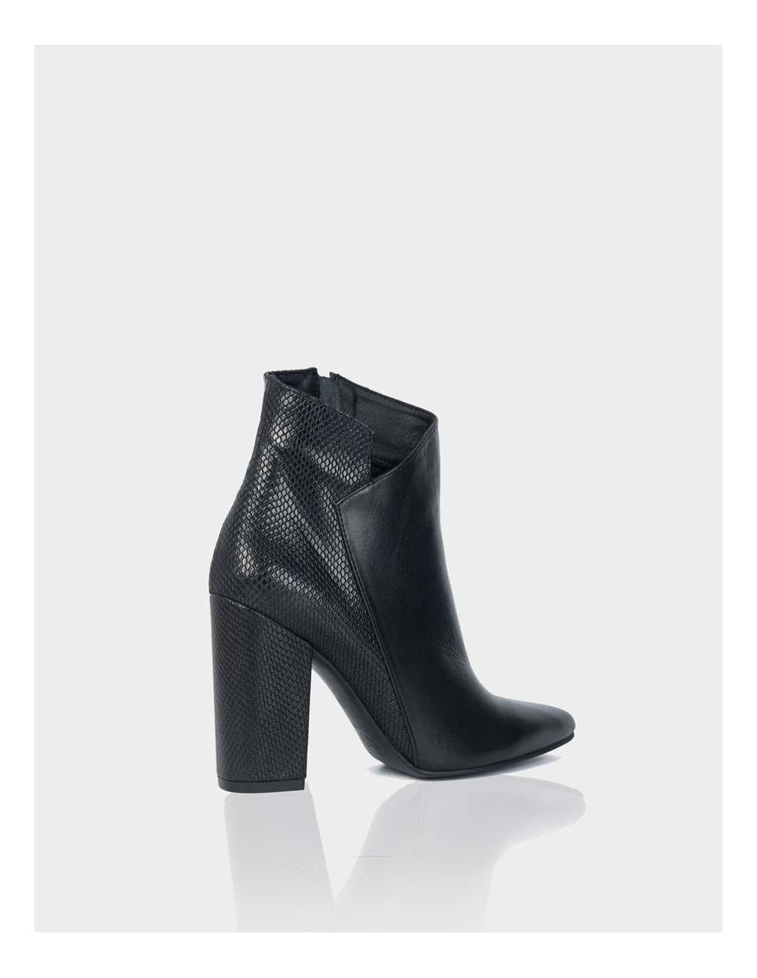 Botin Mahon Cuero Piton x Napa Negro - miniatura 3