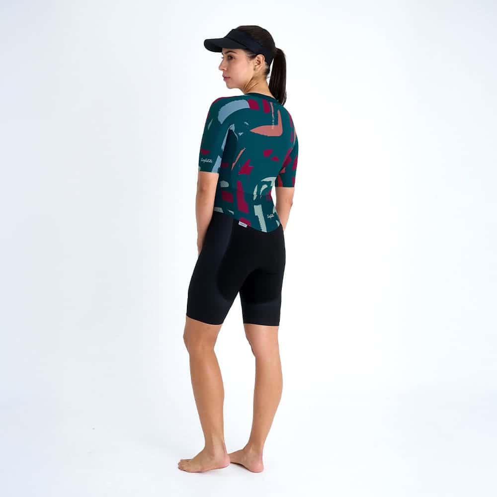 ENTERIZO MANGA CORTA TRIATLON SCRATCH PARA MUJER - miniatura 2