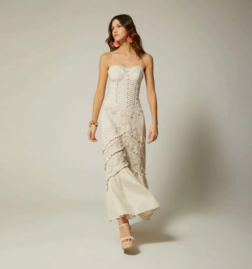 Vestido largo costa