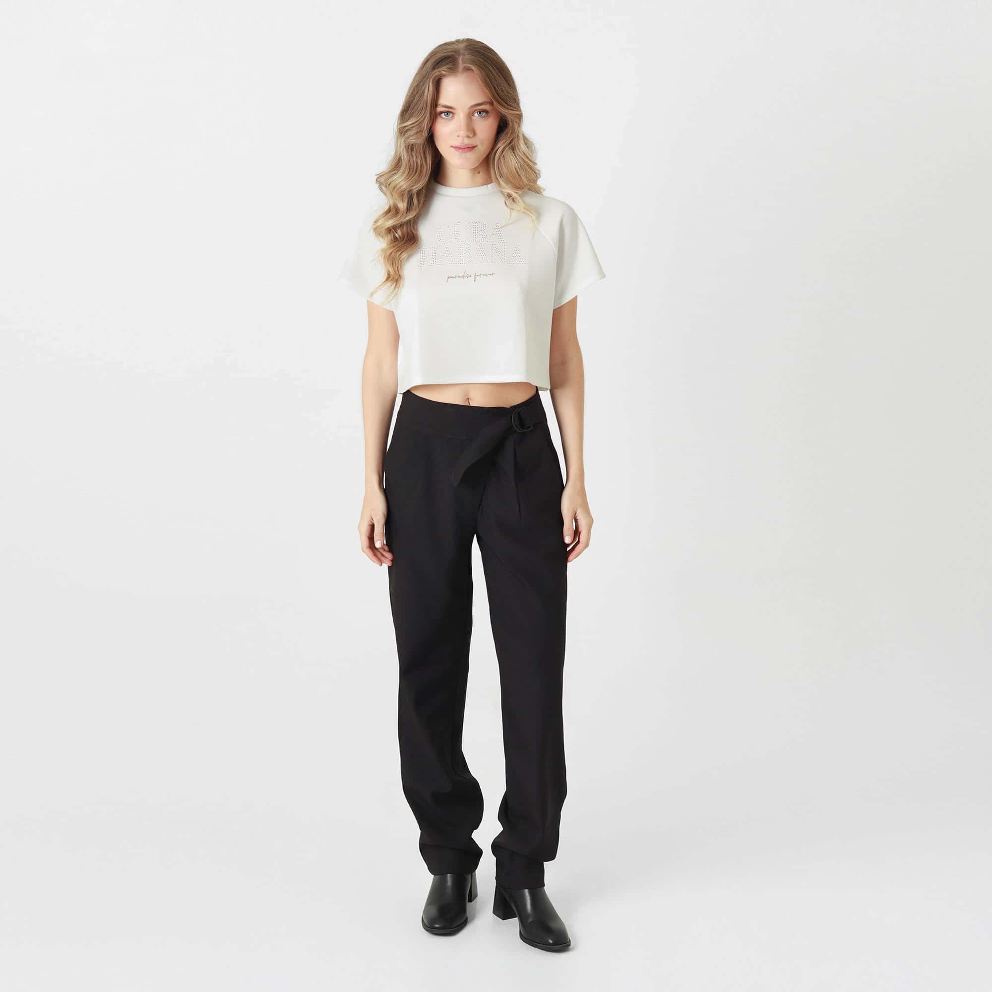 Pantalon Tiro Alto Bota Recta