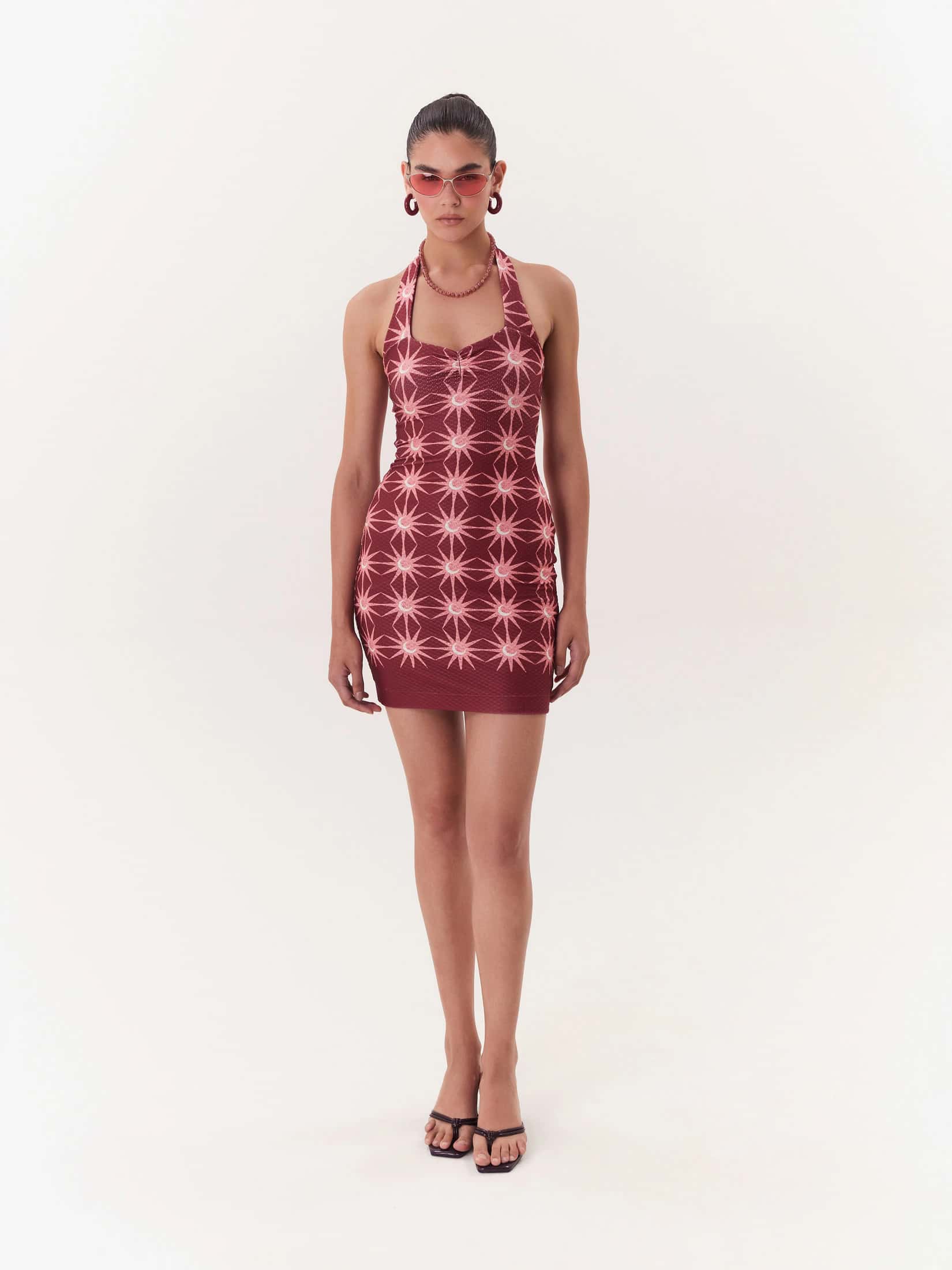 Mini Dress Solar - Vino