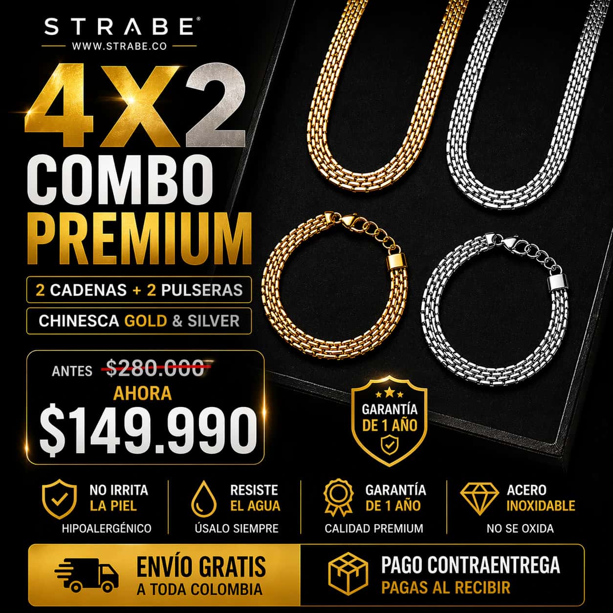 COMBO 2X4 CHINESCA