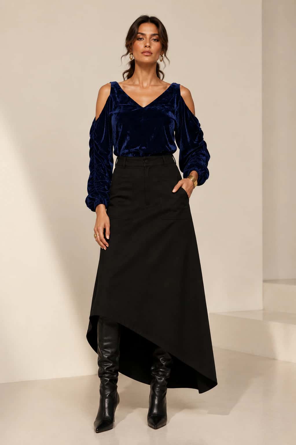 Blusa Milly Azul Rey - miniatura 2